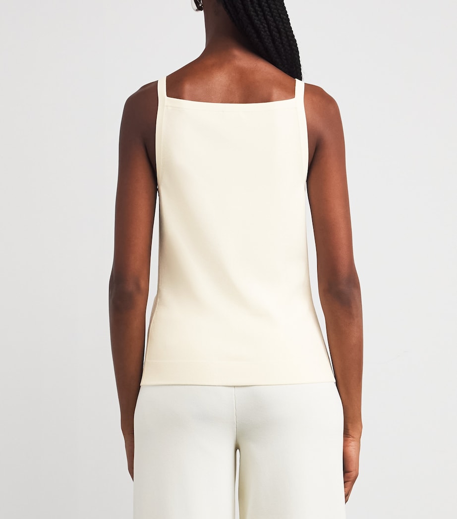 Rib-Knit Tank Top IVORY Image 4