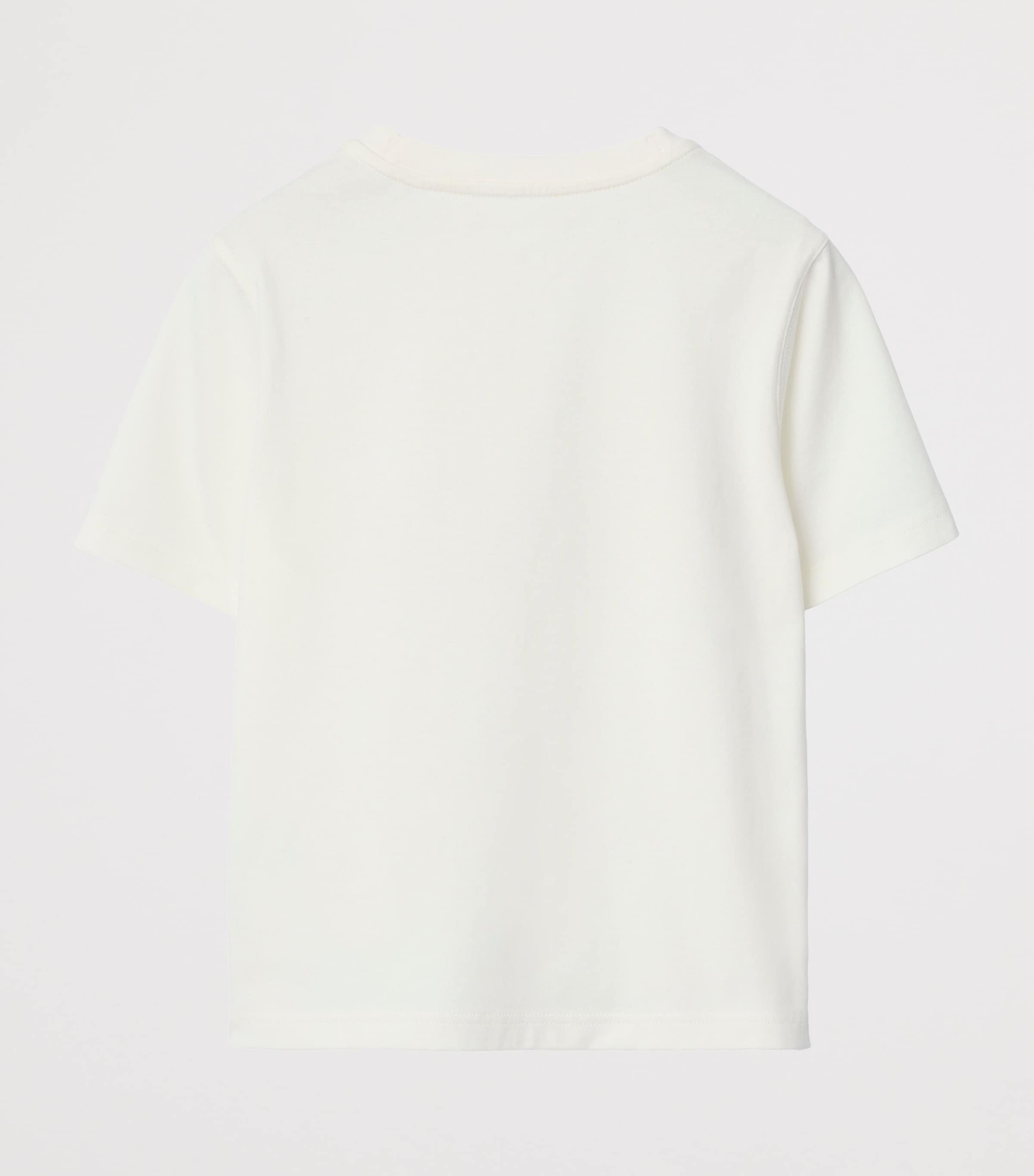 Cotton Watercolour EKD T-Shirt (3-12 Years) CHALK Image 2