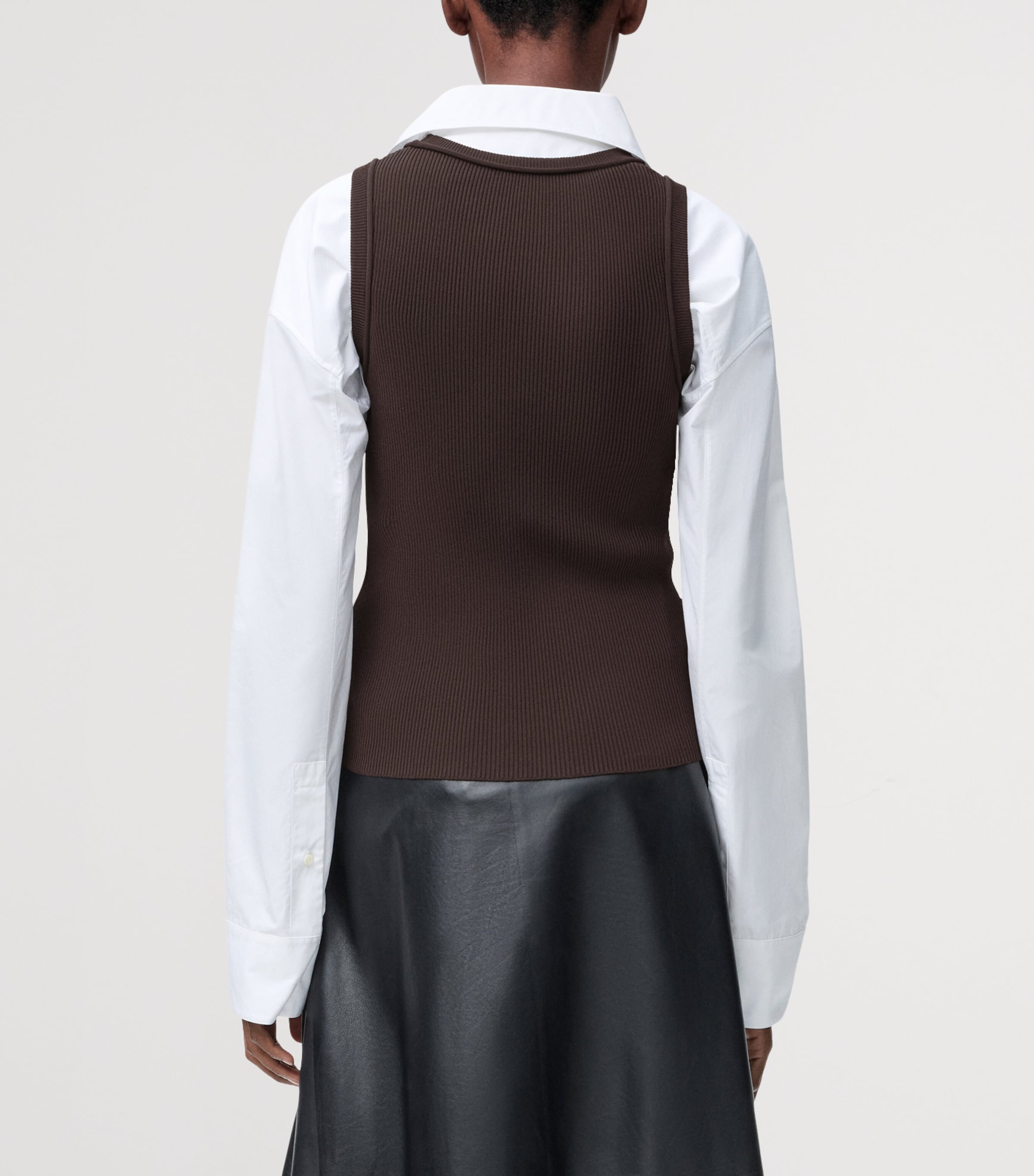 Anagram Tank Top BROWN Image 4