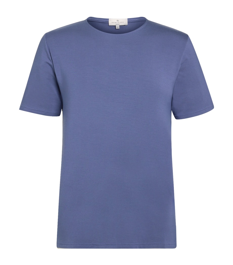 Modal Lounge T-Shirt CORL-CORNBLU/LT BLU Image 1