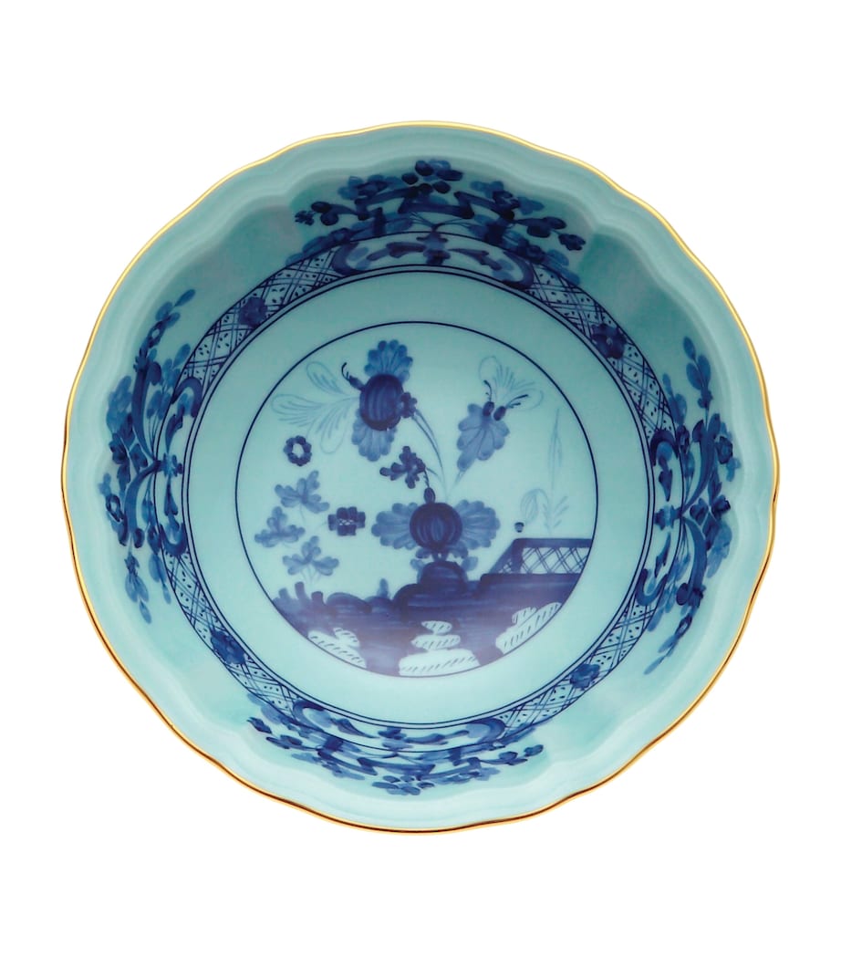 GINORI 1735 Oriente Italiano Iris Fruit Bowl (14.5cm) Image 1