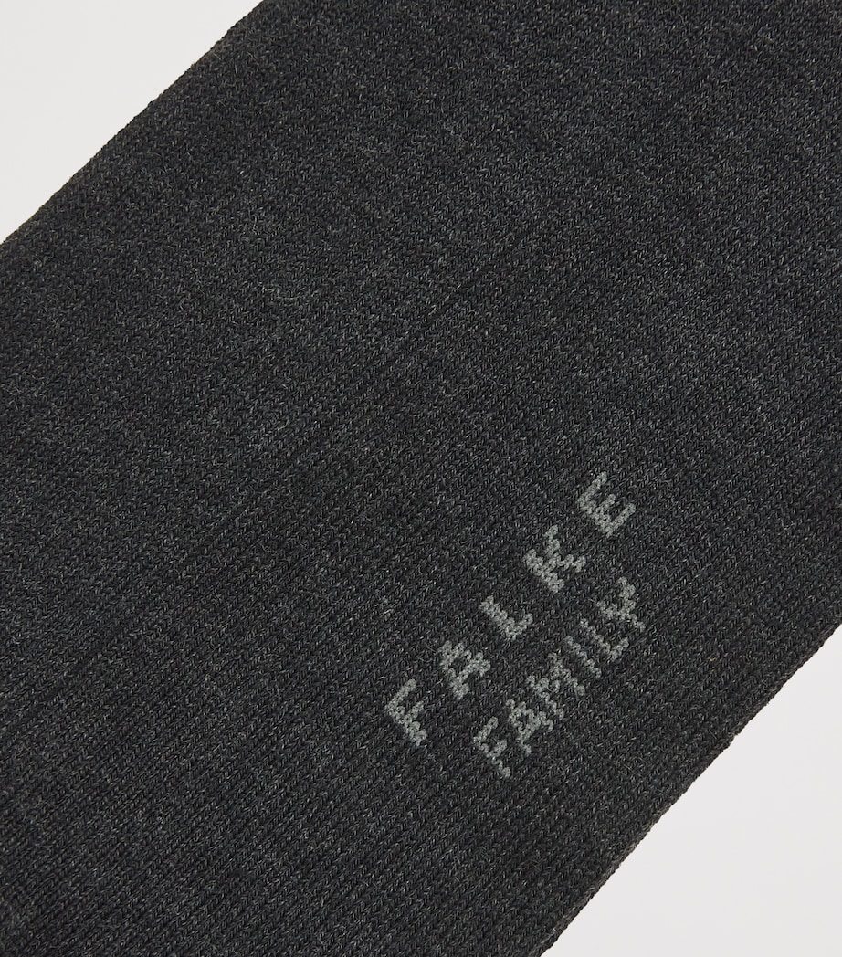 Falke Mens Family Socks Anthramel Image 2