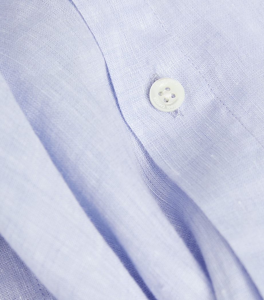 Linen Jorge Shirt BABY BLUE Image 5