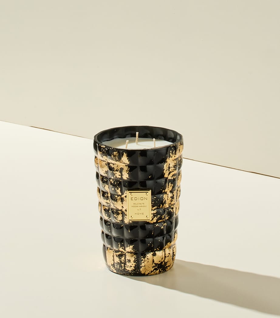 EDION Cello Suite No.7 Wood Harmony Candle (500g) Gold Image 2