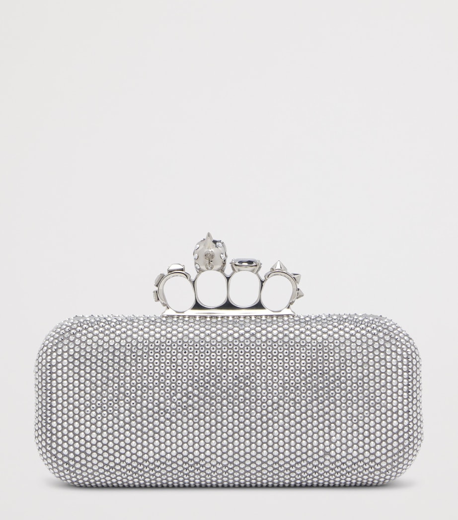 McQueen Skull Four-Ring Clutch Bag Image 5