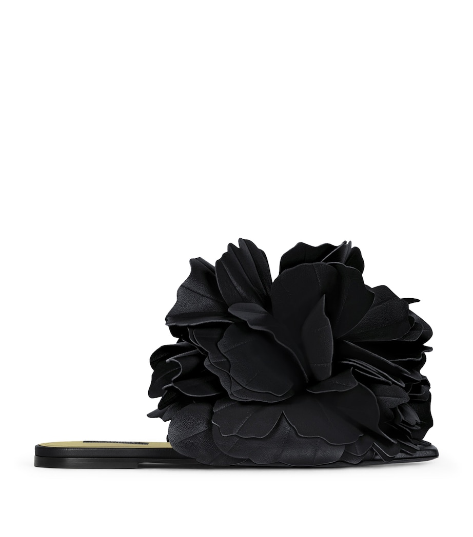 Givenchy Leather Boudoir Rose Sandals Black Image 1