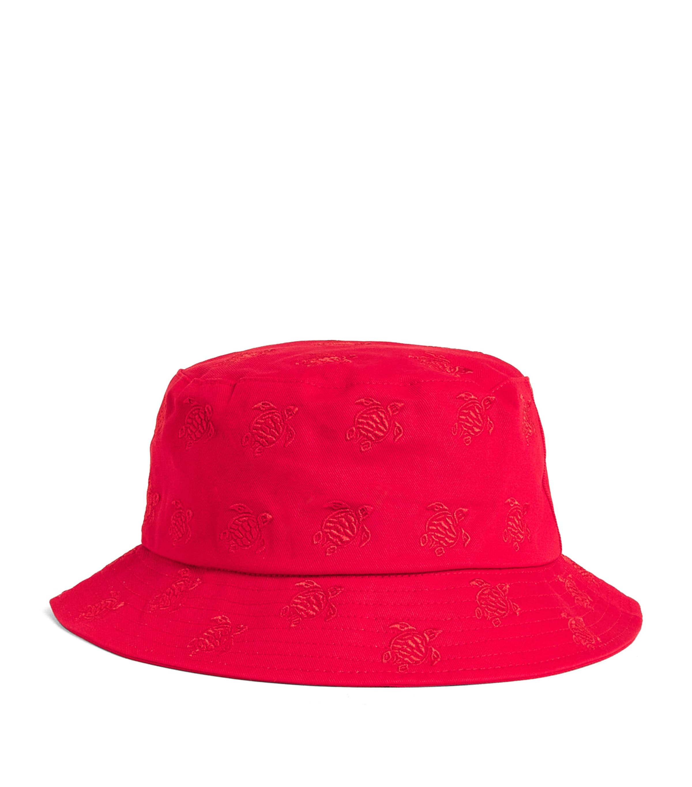 Vilebrequin Embroidered Bucket Hat In Red