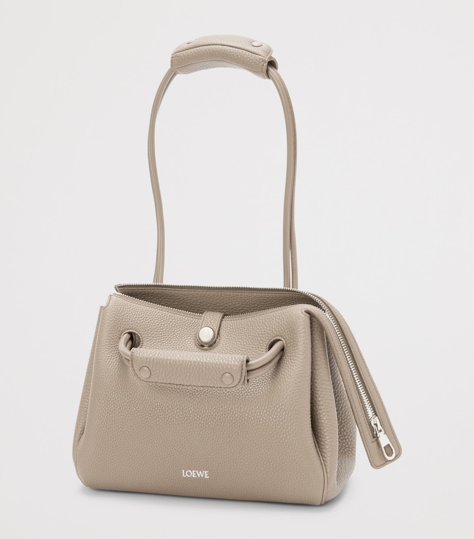LOEWE Small Grained Leather Madrid Shoulder Bag Clay Image 4