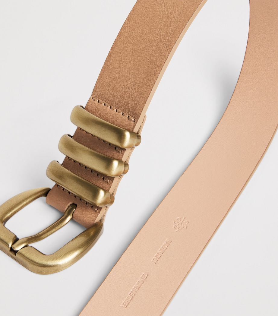 Leather Belt CAMMELLO Image 5