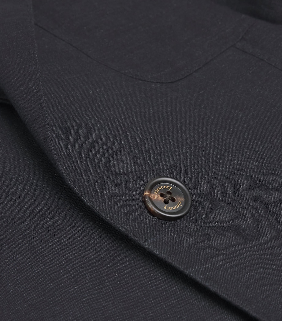 x Harrods Linen Blazer NERO Image 5