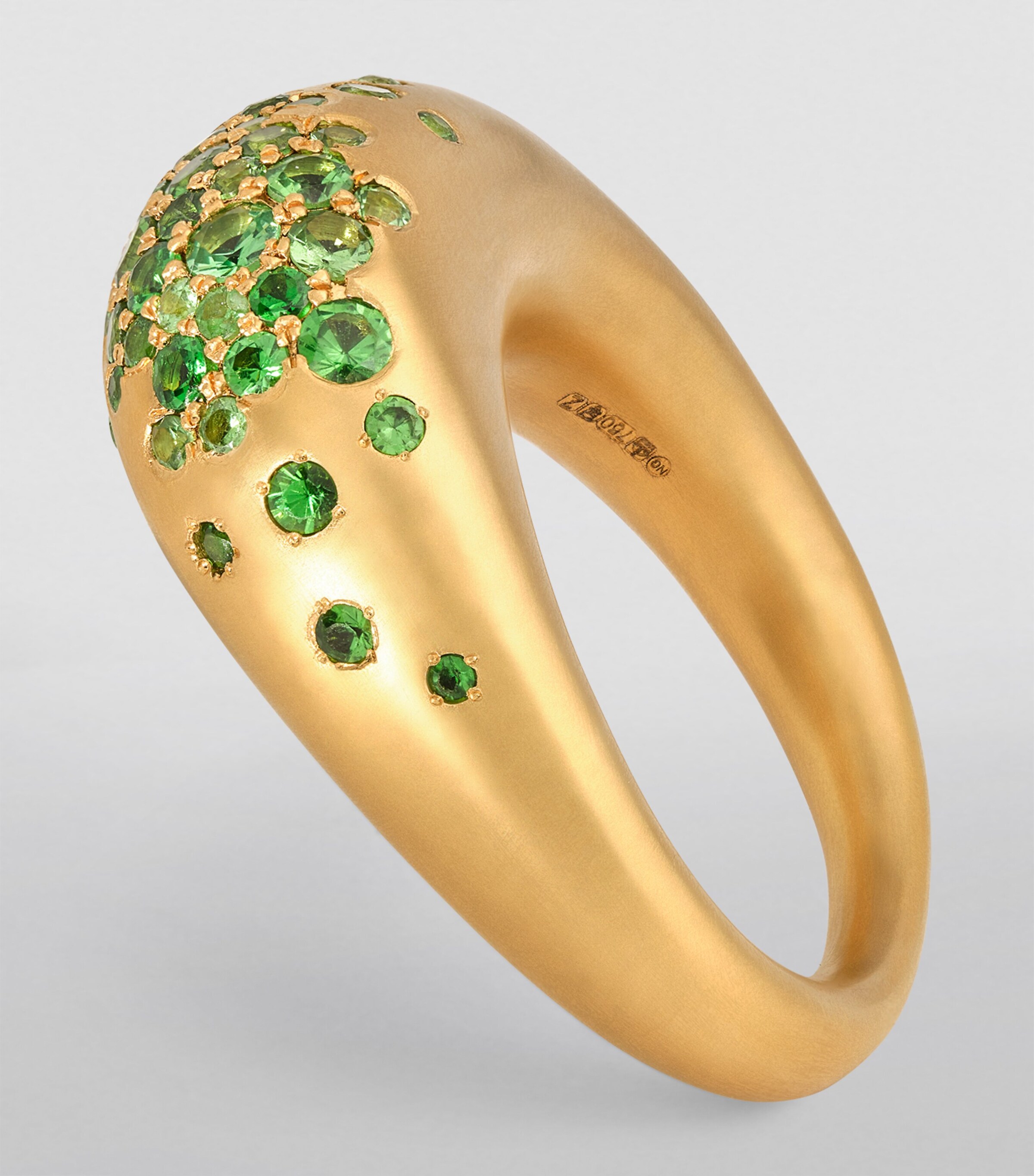 Big Yellow Gold and Tsavorite My Muse Urban Ring YELLOW GOLD Image 6