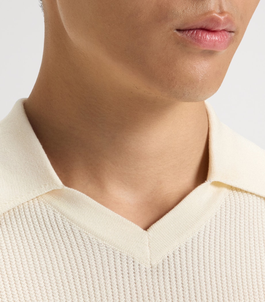 Silk-Cotton Polo Shirt 118 Image 5