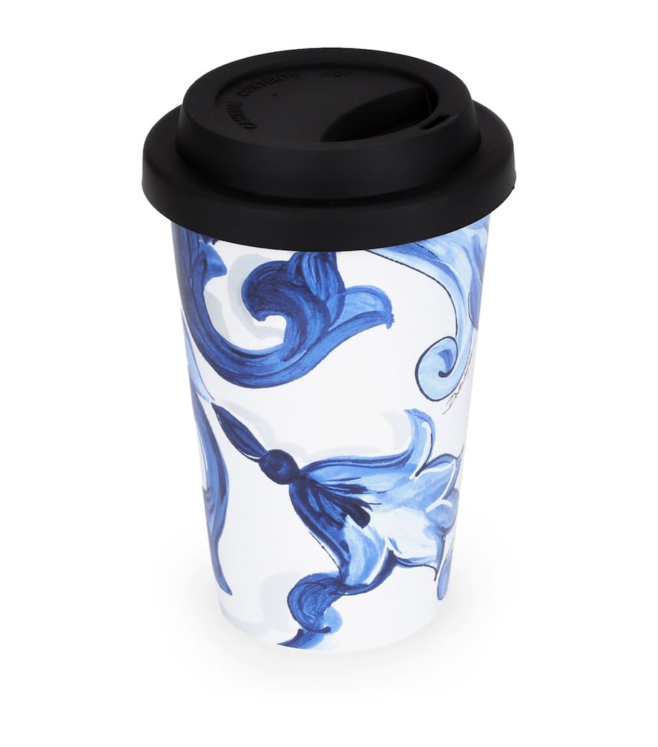 Ceramic Blu Mediterraneo Travel Mug UB001-BLU MEDITERRAN Image 2