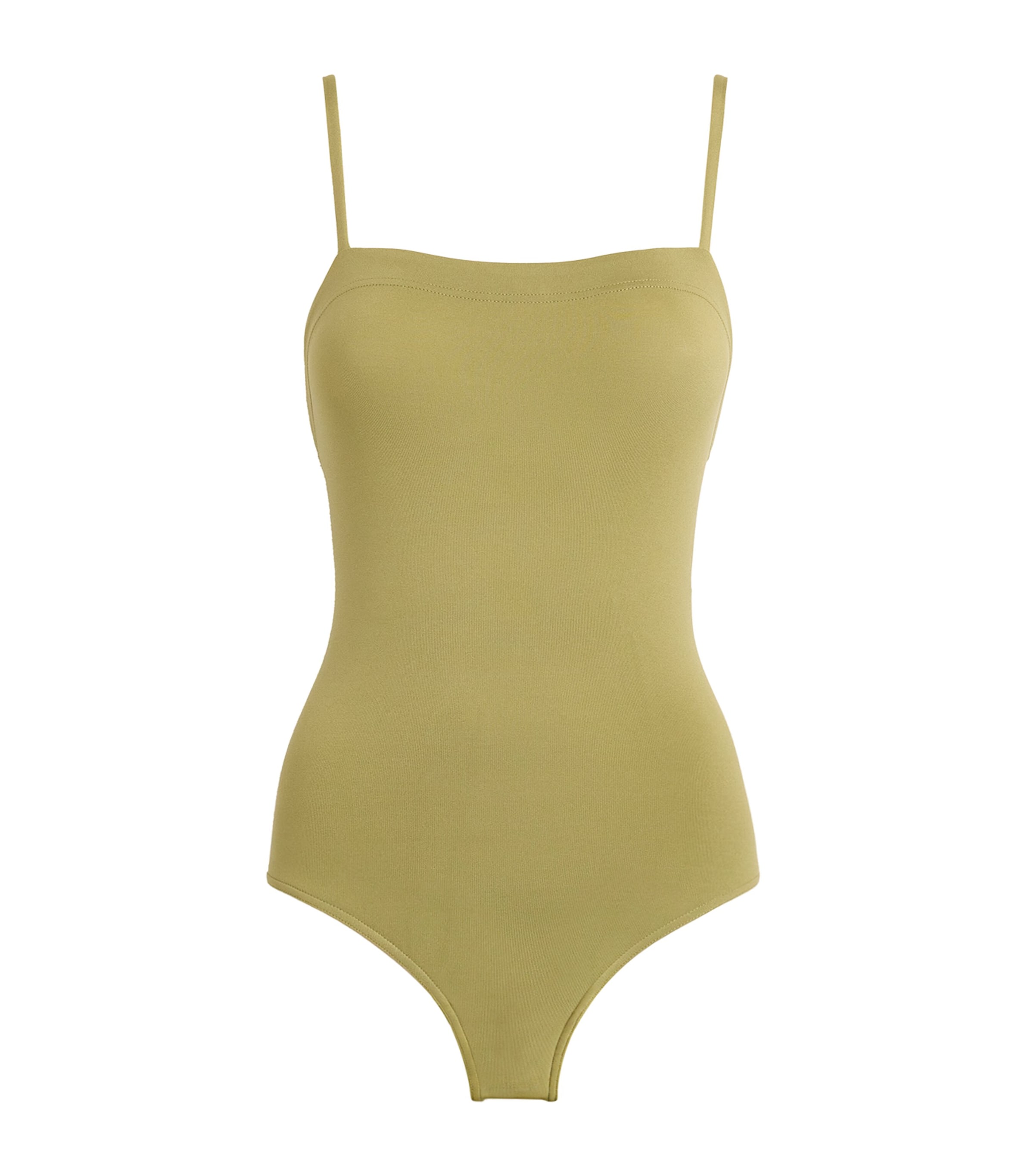 Eres Square-Neck Aquarelle Swimsuit Alligator