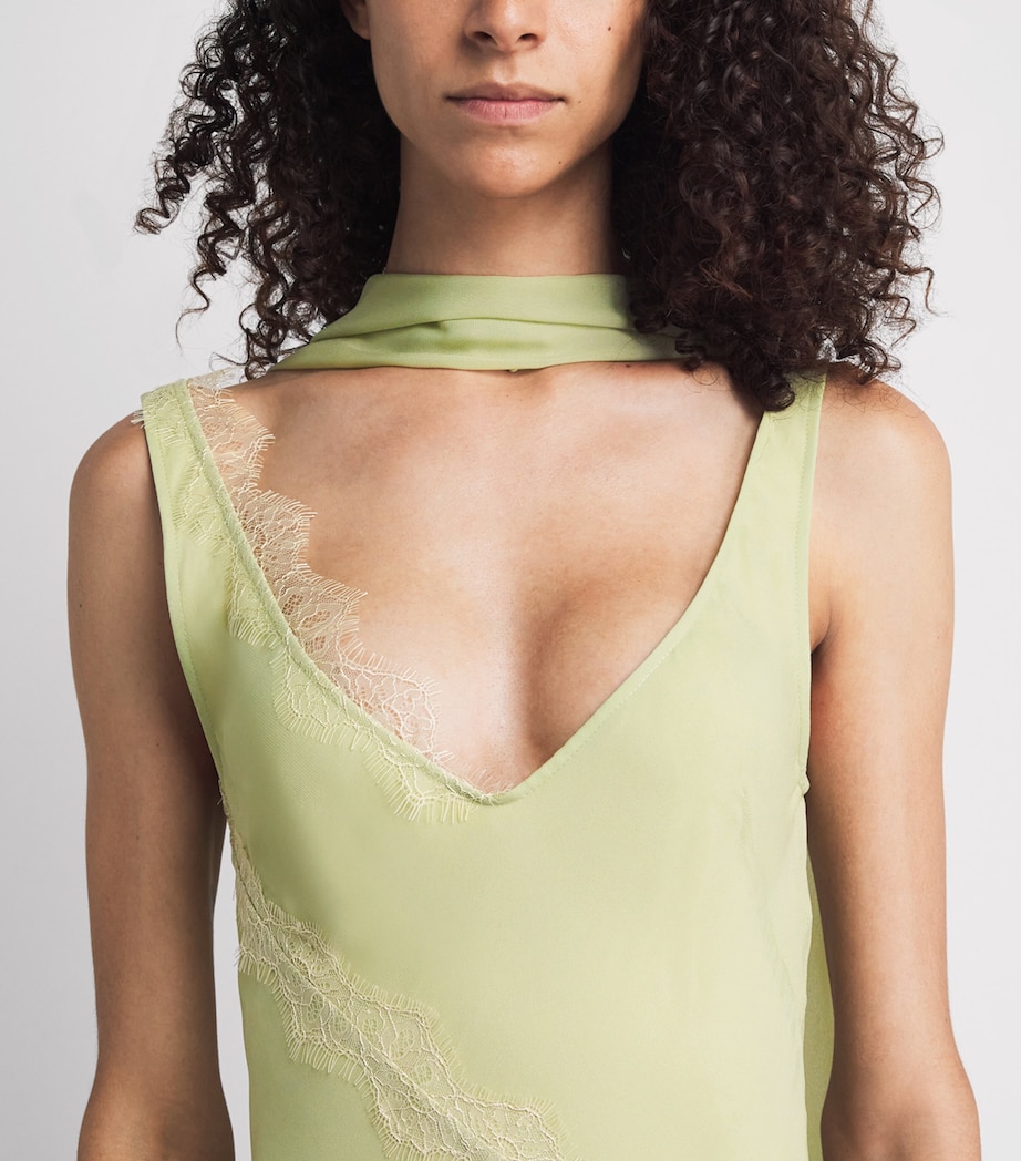 De La Vali Womens Aurora Midi Dress Mint Green Image 3