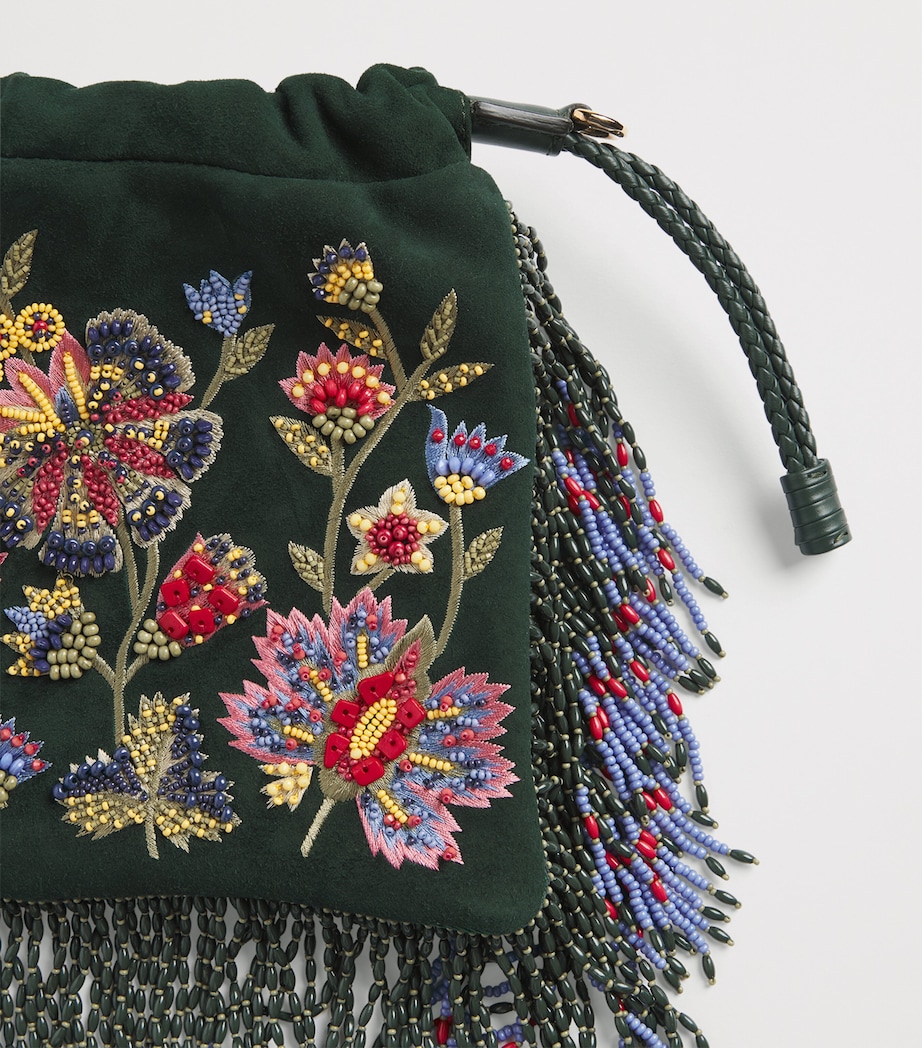 Etro Beaded Kalispera Shoulder Bag Green Image 5