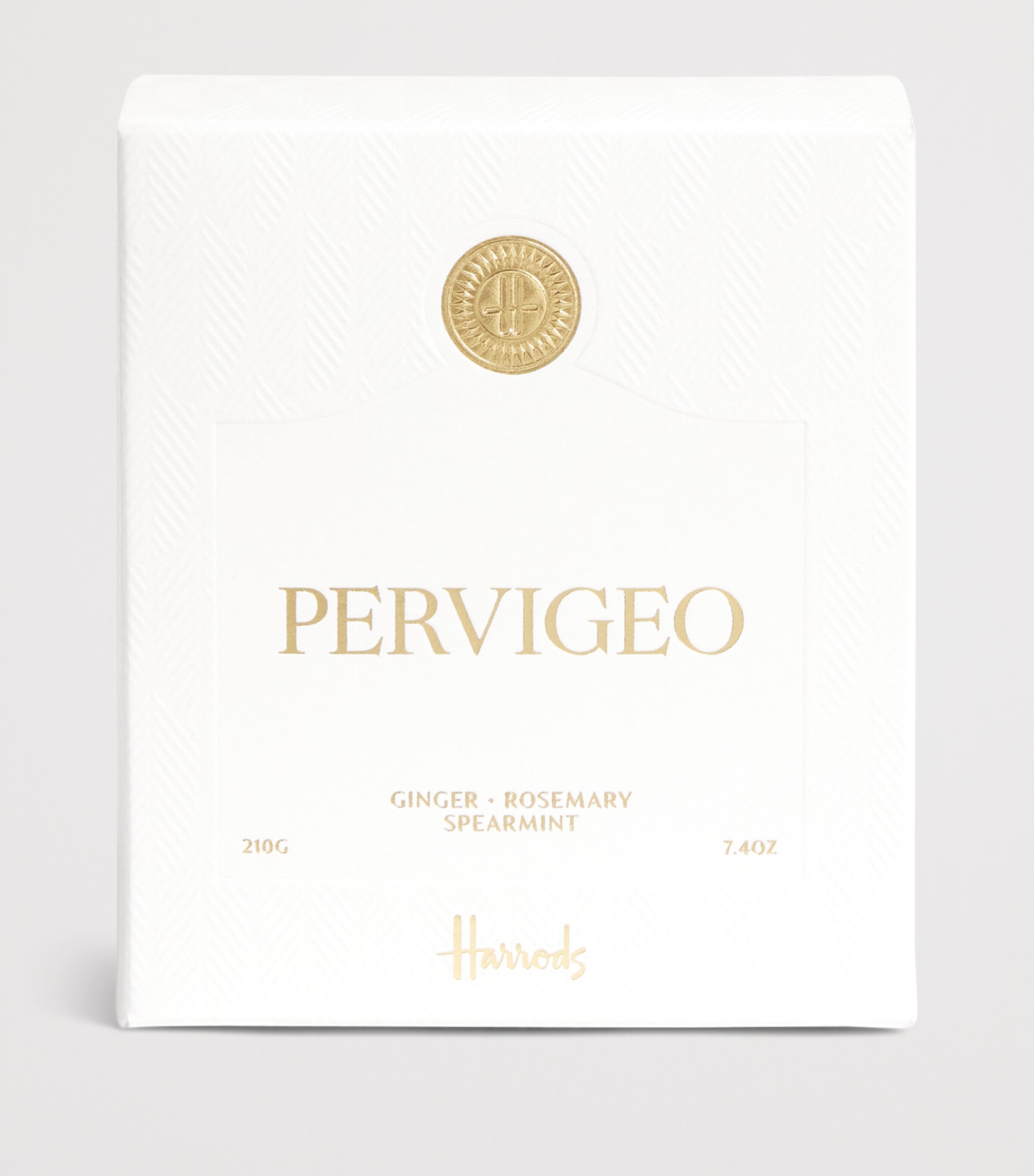 Harrods Pervigeo Scented Candle (210g) Ivory Image 3