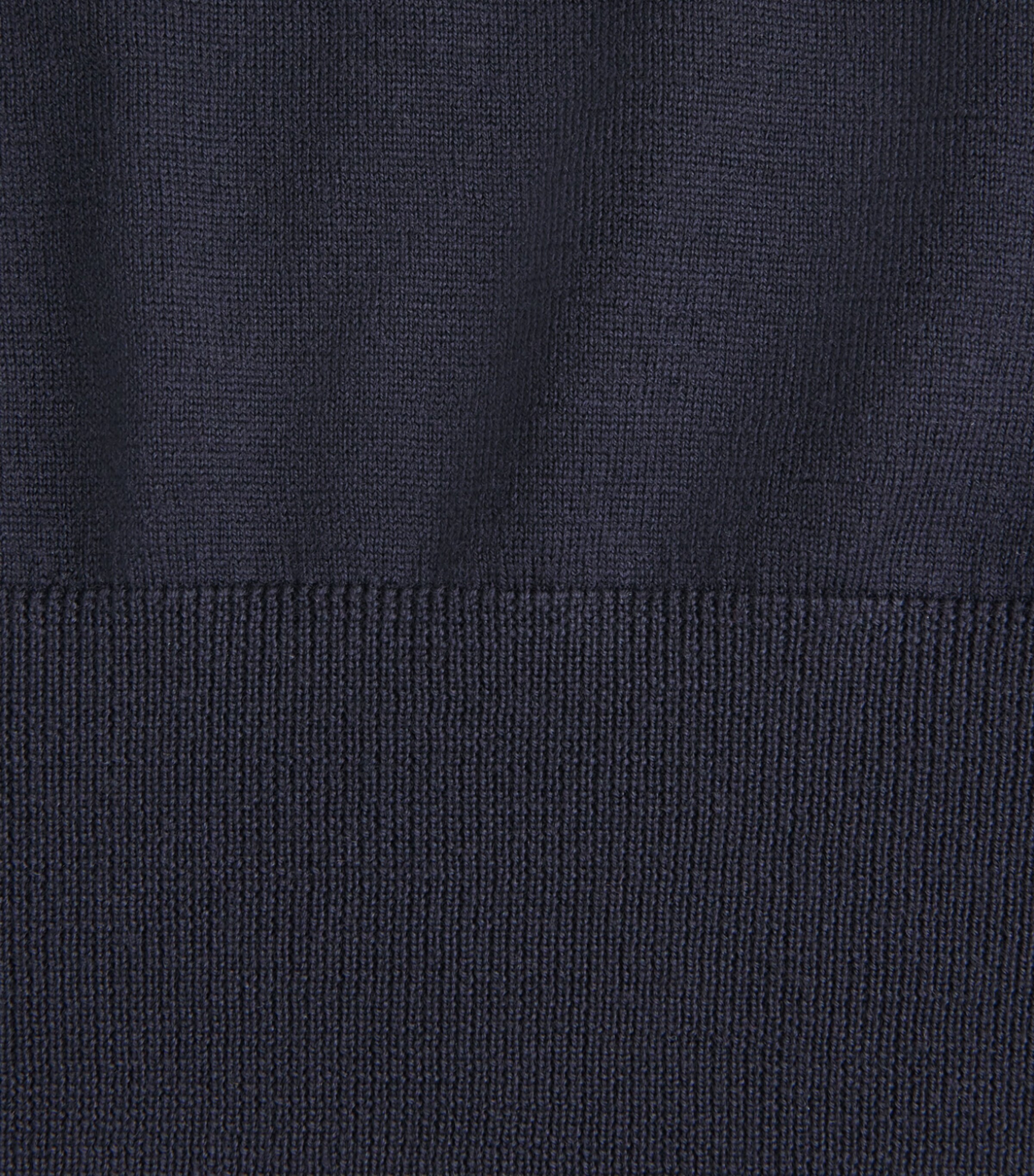 Lardini Mens Virgin Wool Knitted T-Shirt Navy Image 6