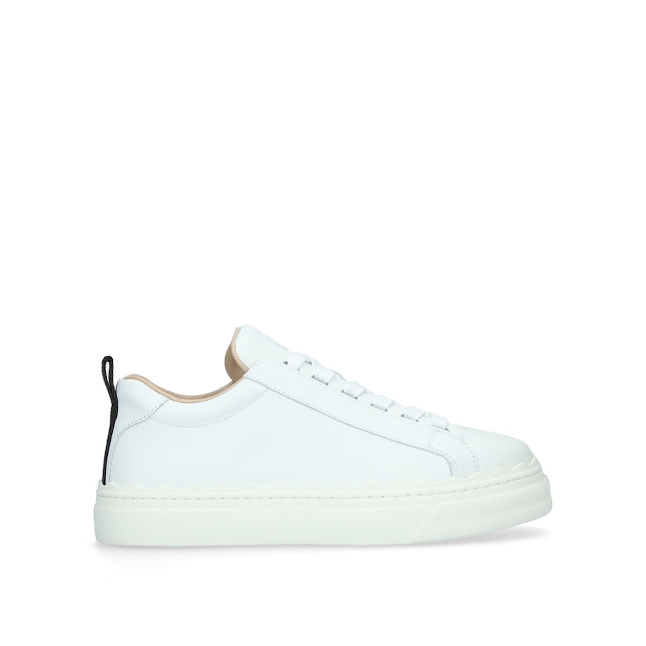 Leather Lauren Sneakers WHITE Image 3