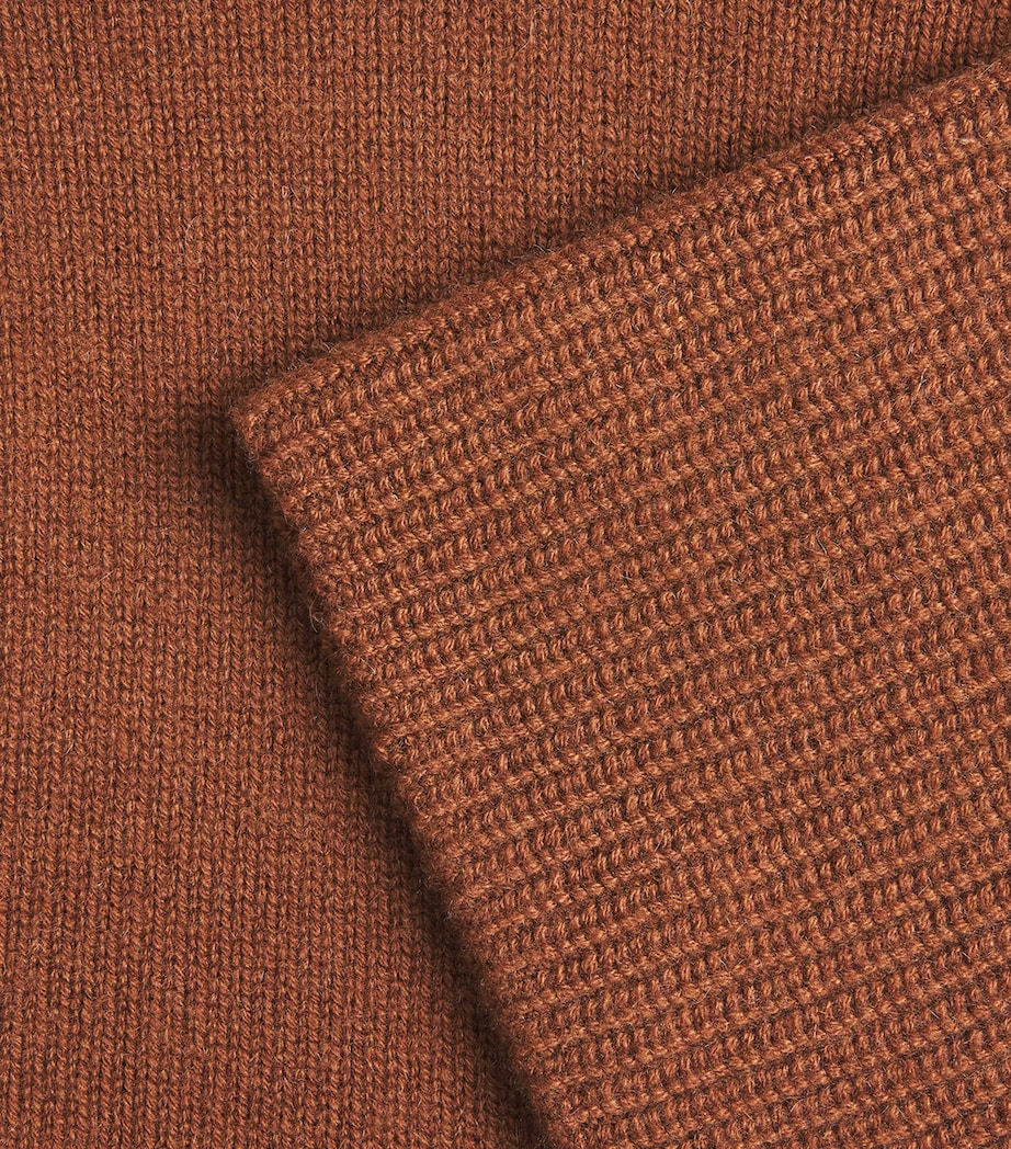 Cashmere Open Sweater CINNAMON Image 5