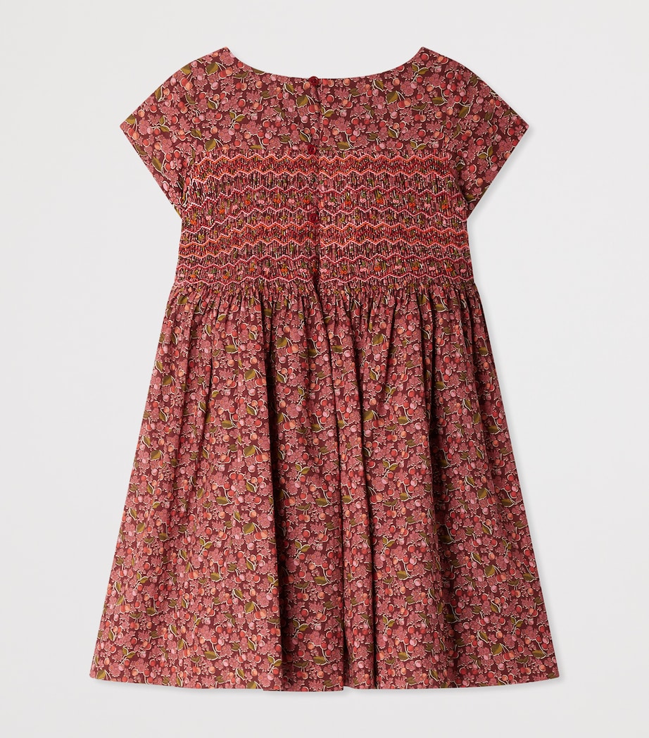 Organic Cotton Liberty Print Duchess Dress (4-8 Years) IM GRENADINE Image 2