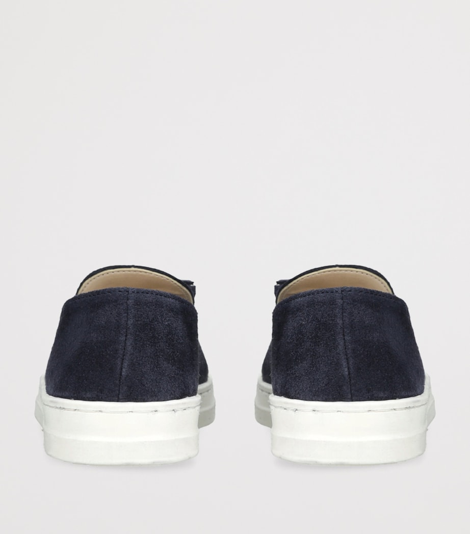 BabyWalker Suede Tassel Loafers Blue/dark Image 2