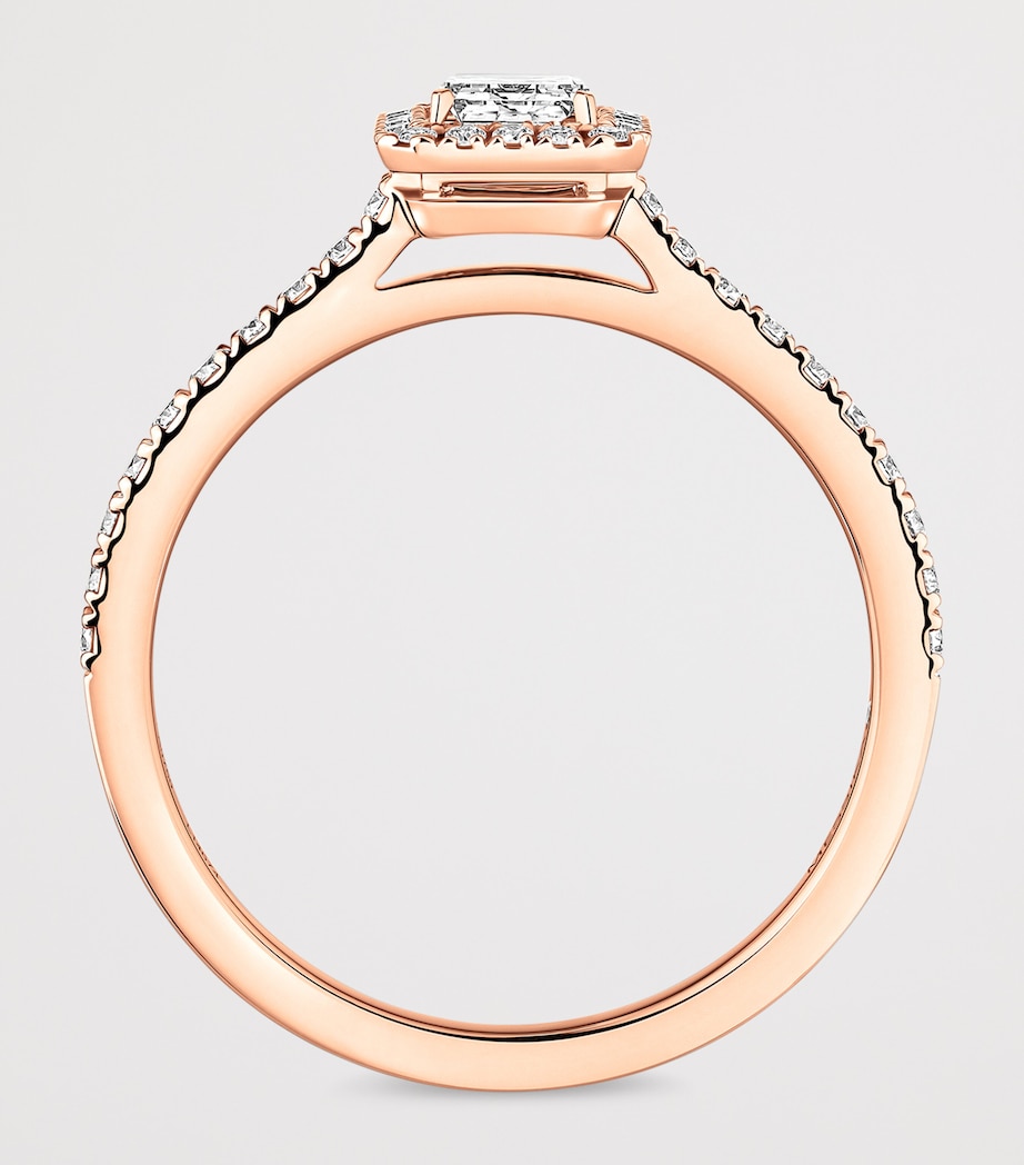 Messika Joy Pink Gold and Diamond Ring Pink Gold Image 2