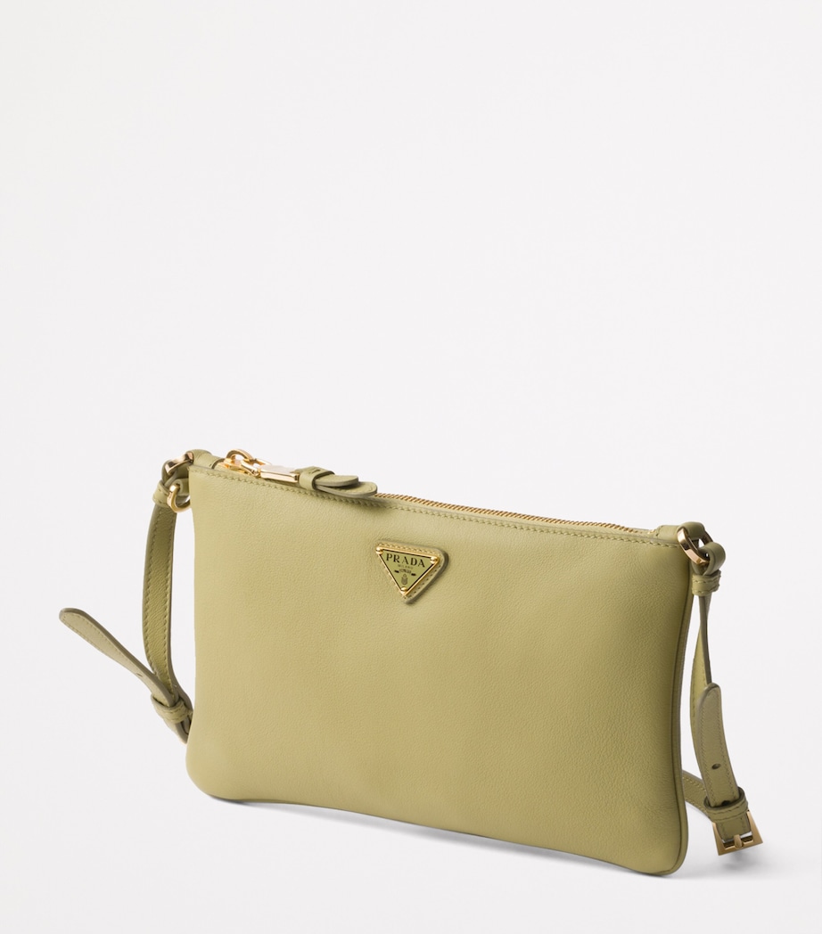 Leather Triangle Pouch F0362 Image 2