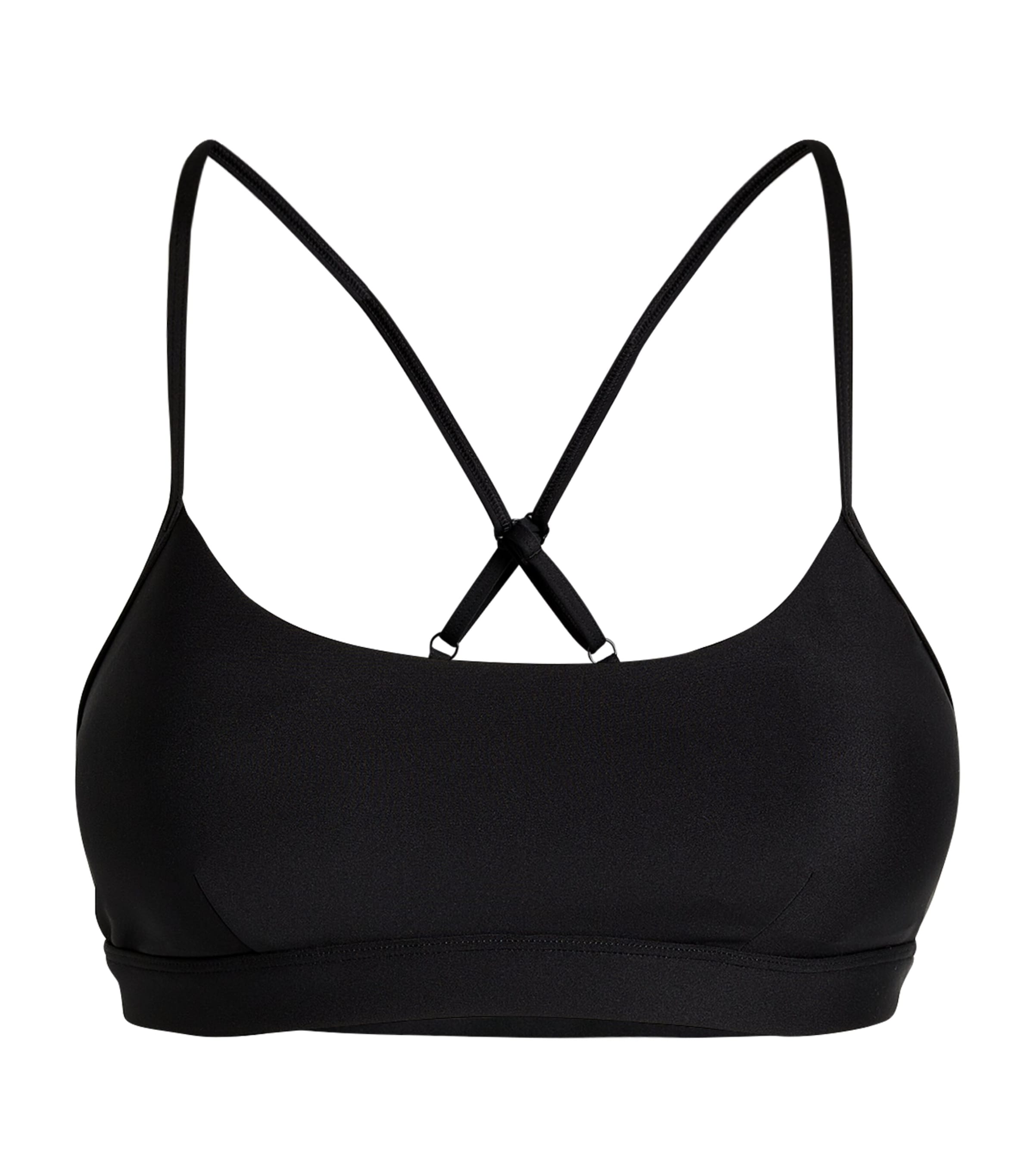 Alo Yoga Airlift Intrigue Sports Bra In Black