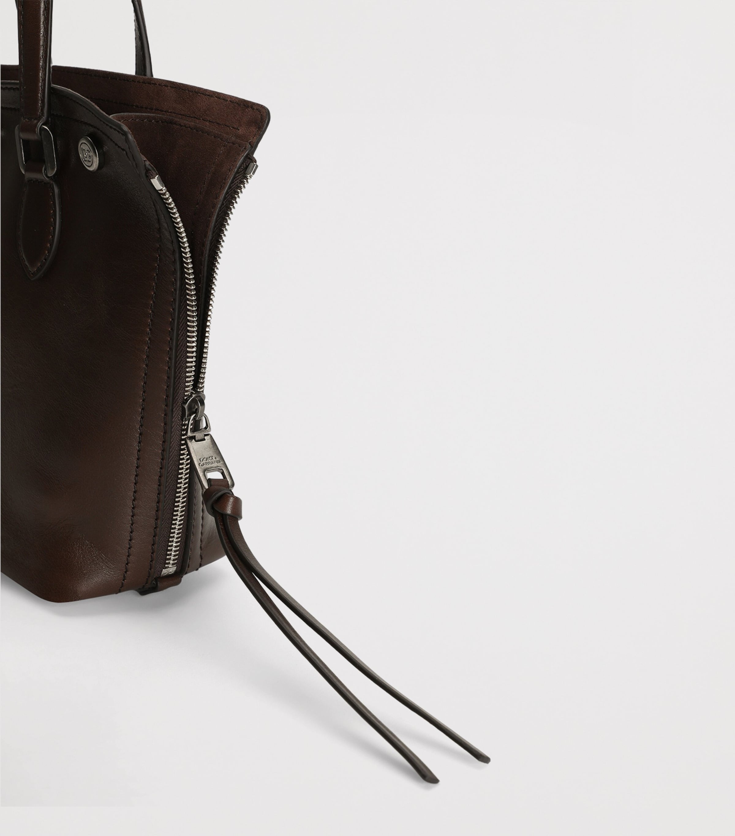 Leather Atene Tote Bag 80178-MAROON Image 6