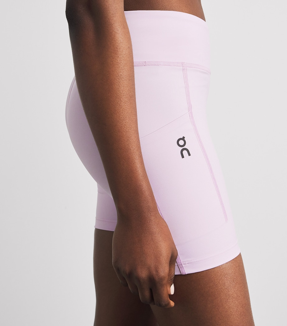 On Womens Performance Tight Shorts Foxglove Image 3