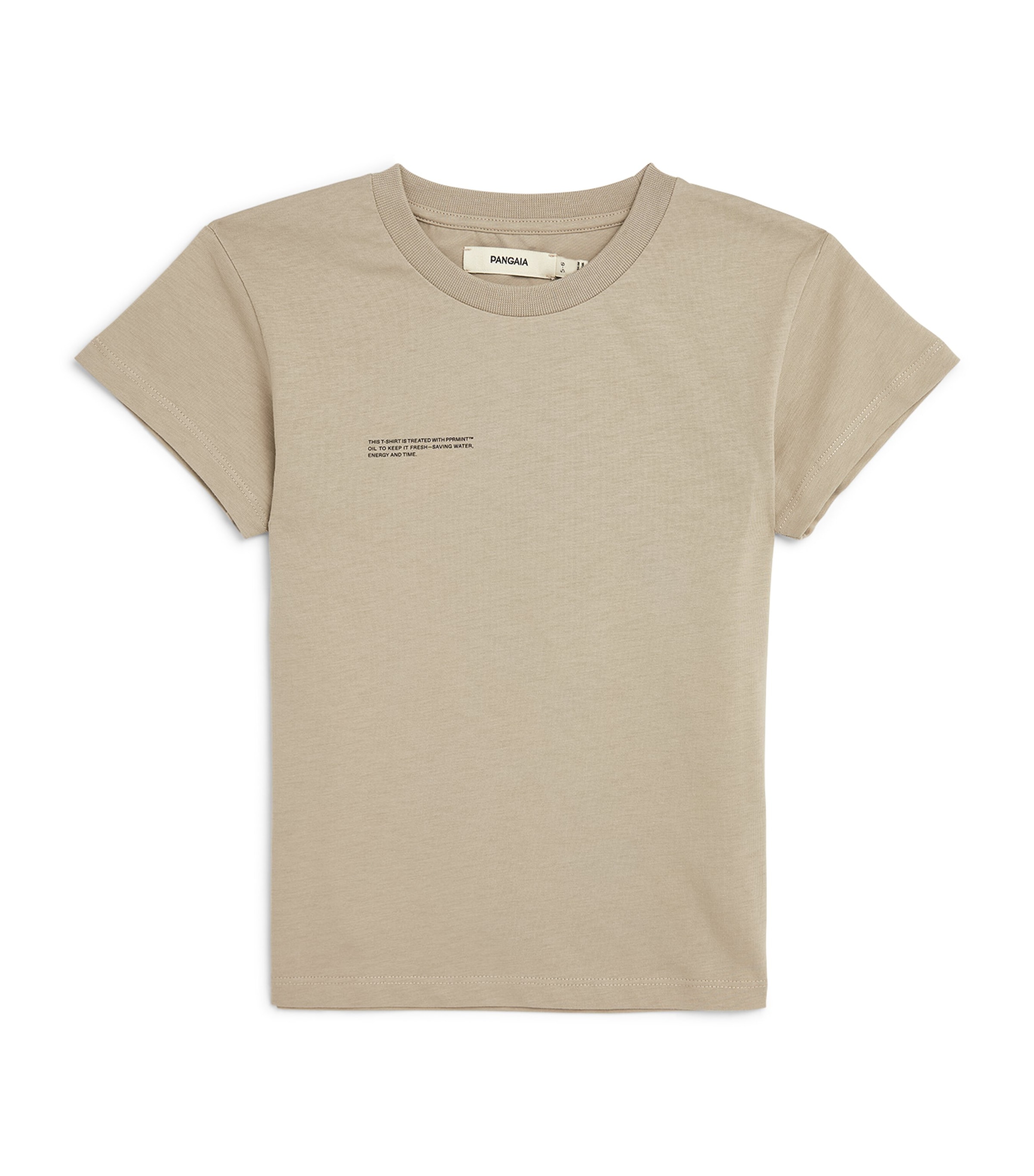 Pangaia Kids' Organic Cotton Pprmint T-shirt In Grey