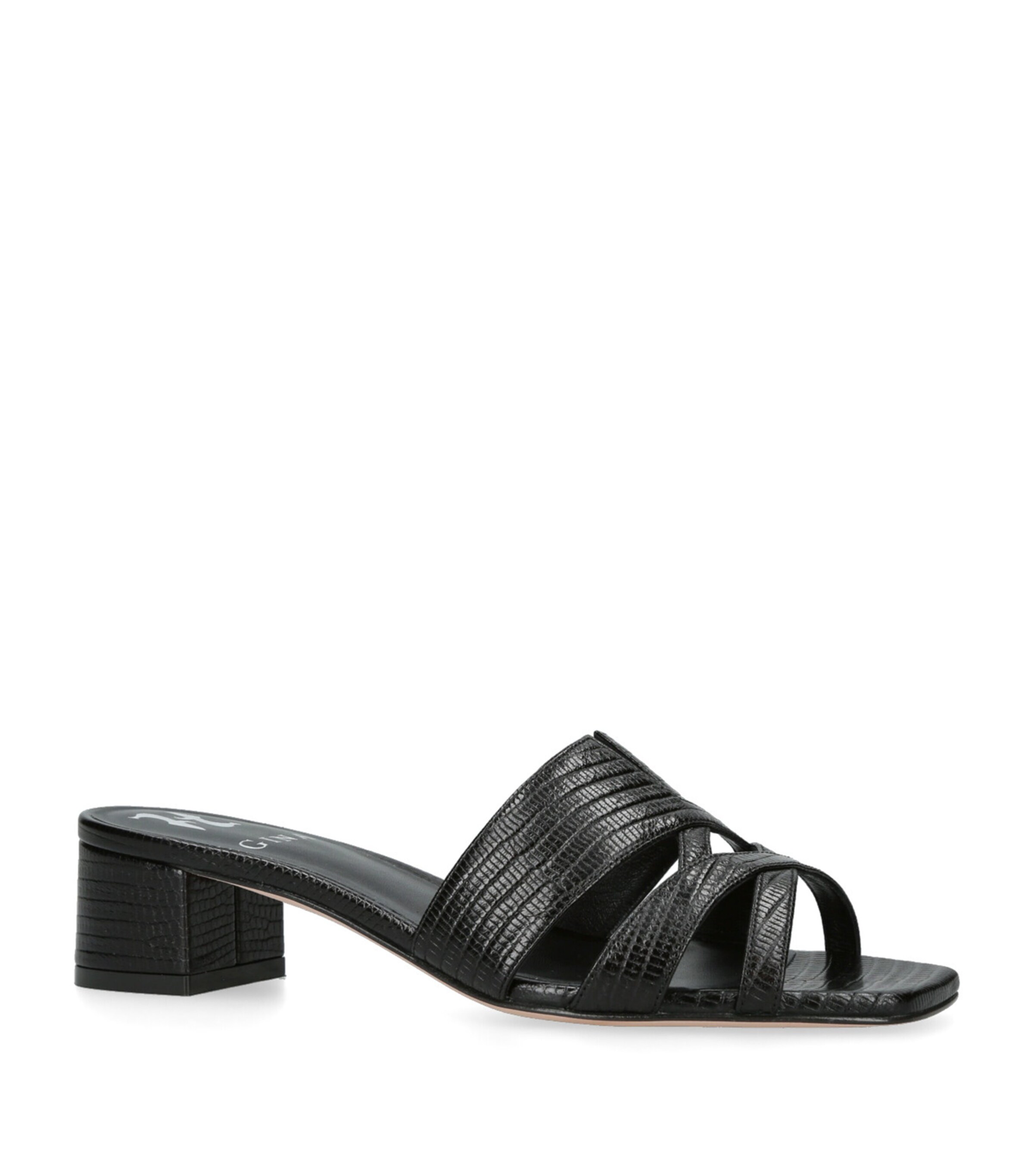 Montreaux Heeled Mules 35 BLACK Image 3