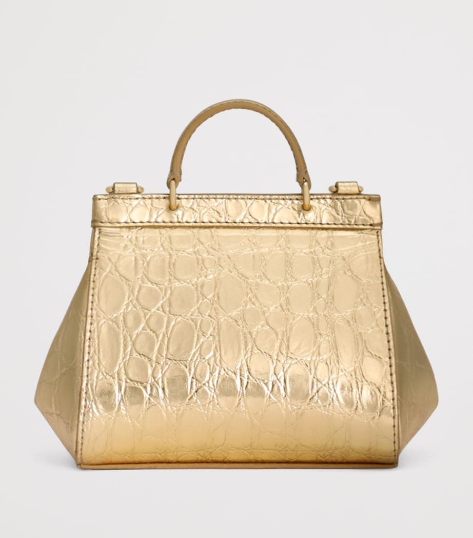 Mini Leather Sicily Shoulder Bag 8H944-ORO Image 3