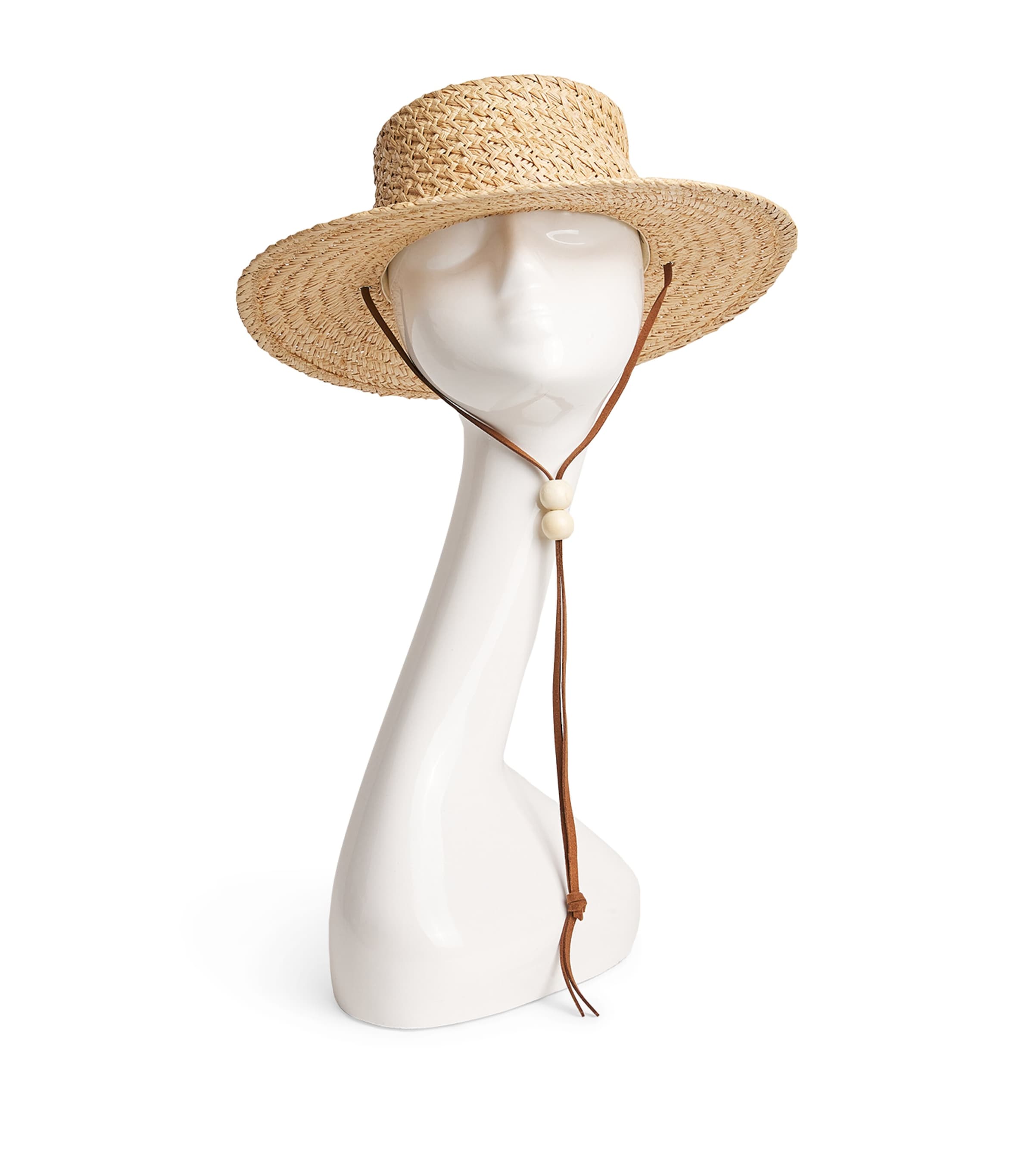 Shop Lack Of Color Raffia The Wanderer Boater Hat In Neutral