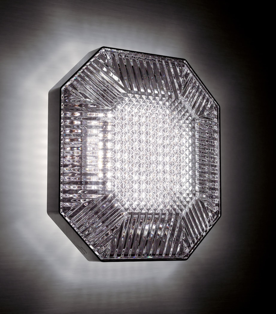 Baccarat Crystal Octogone Wall Lamp Clear Image 2