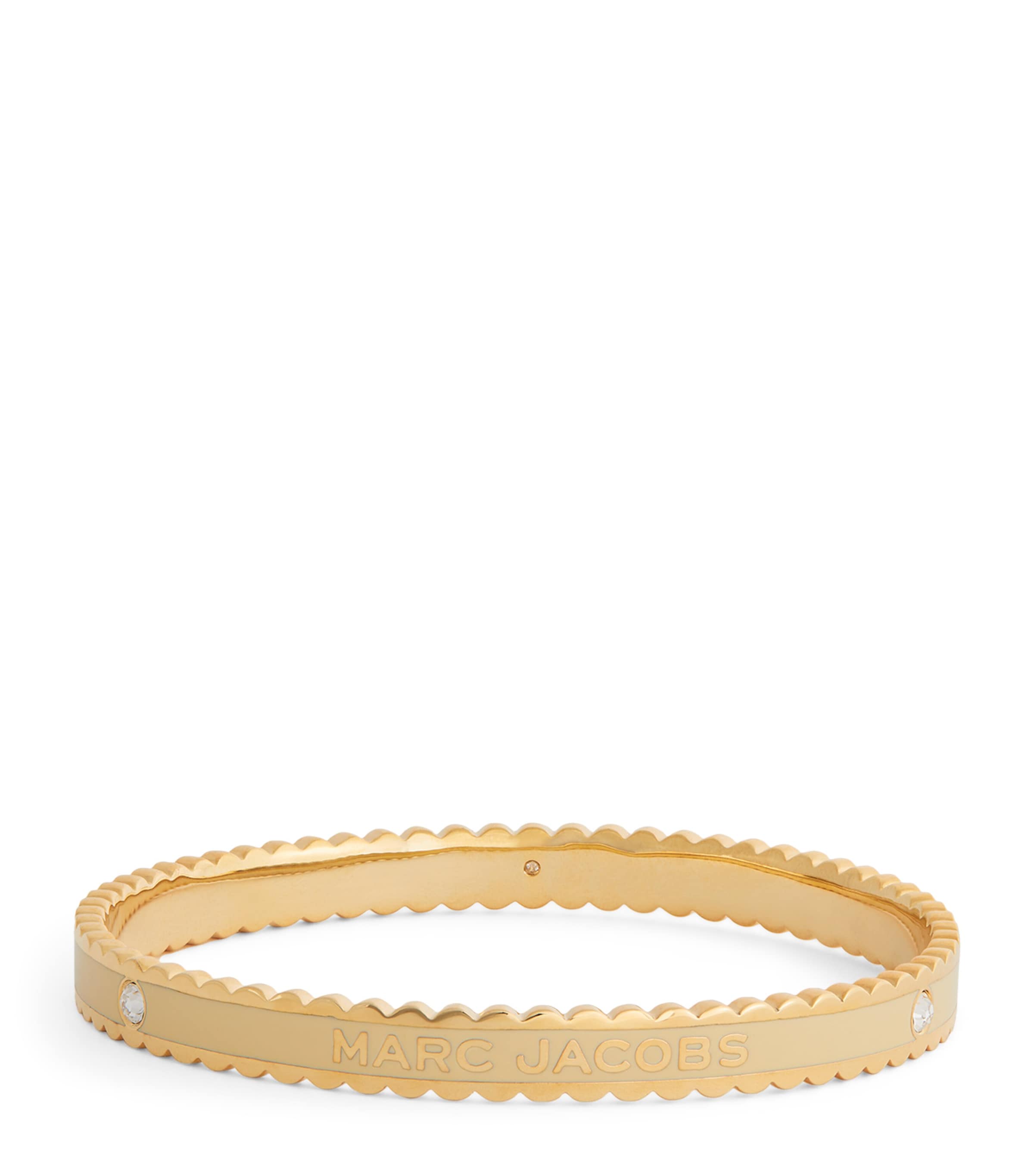 Marc Jacobs Gold-plated The Medallion Bangle