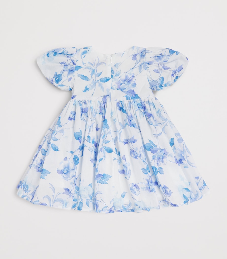 Bardot Junior Cotton Floral Zofia Dress (0-18 Months) Blue/navy Image 2