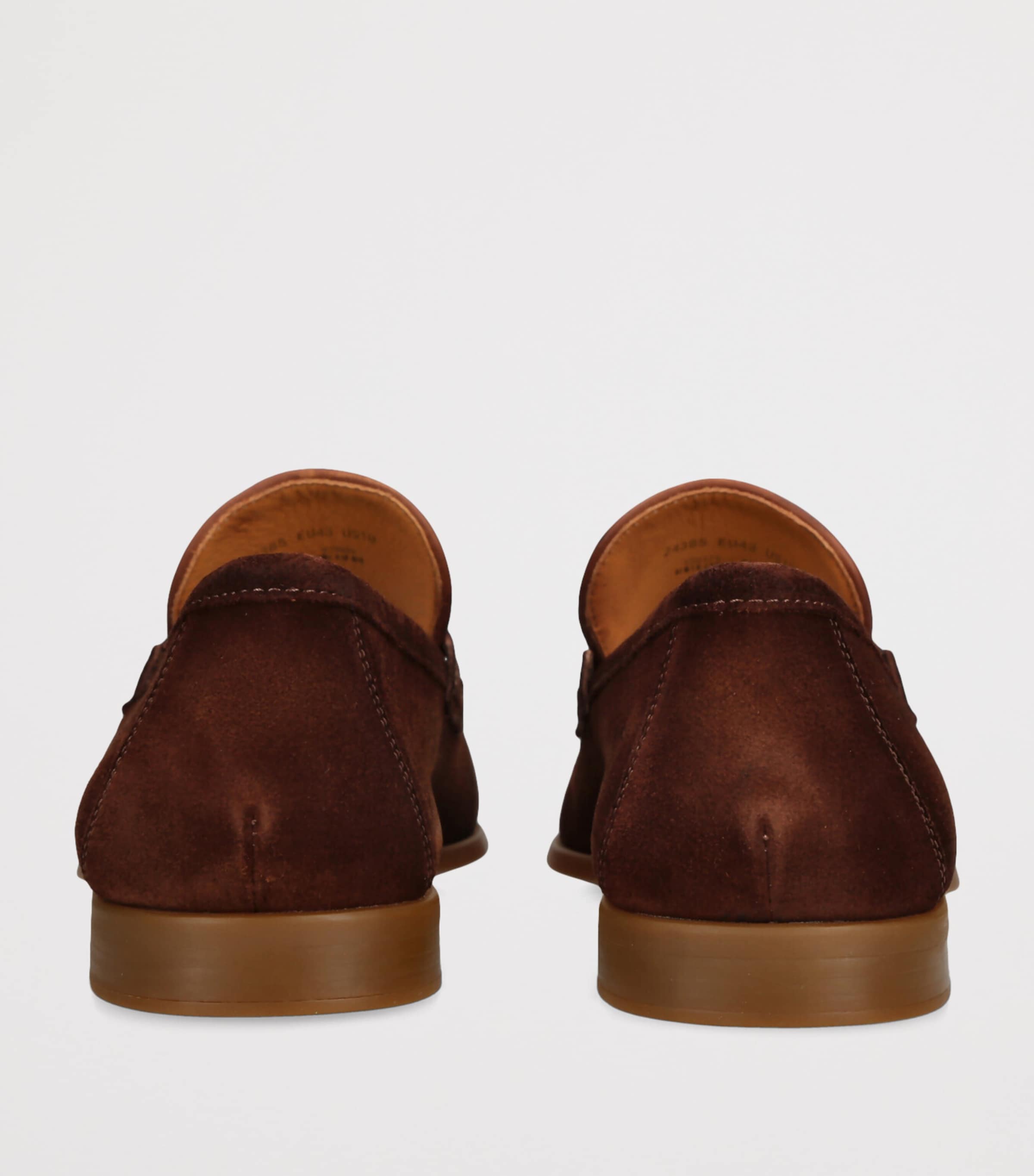 Magnanni Suede Seneca Tassel Loafers Tan Image 2