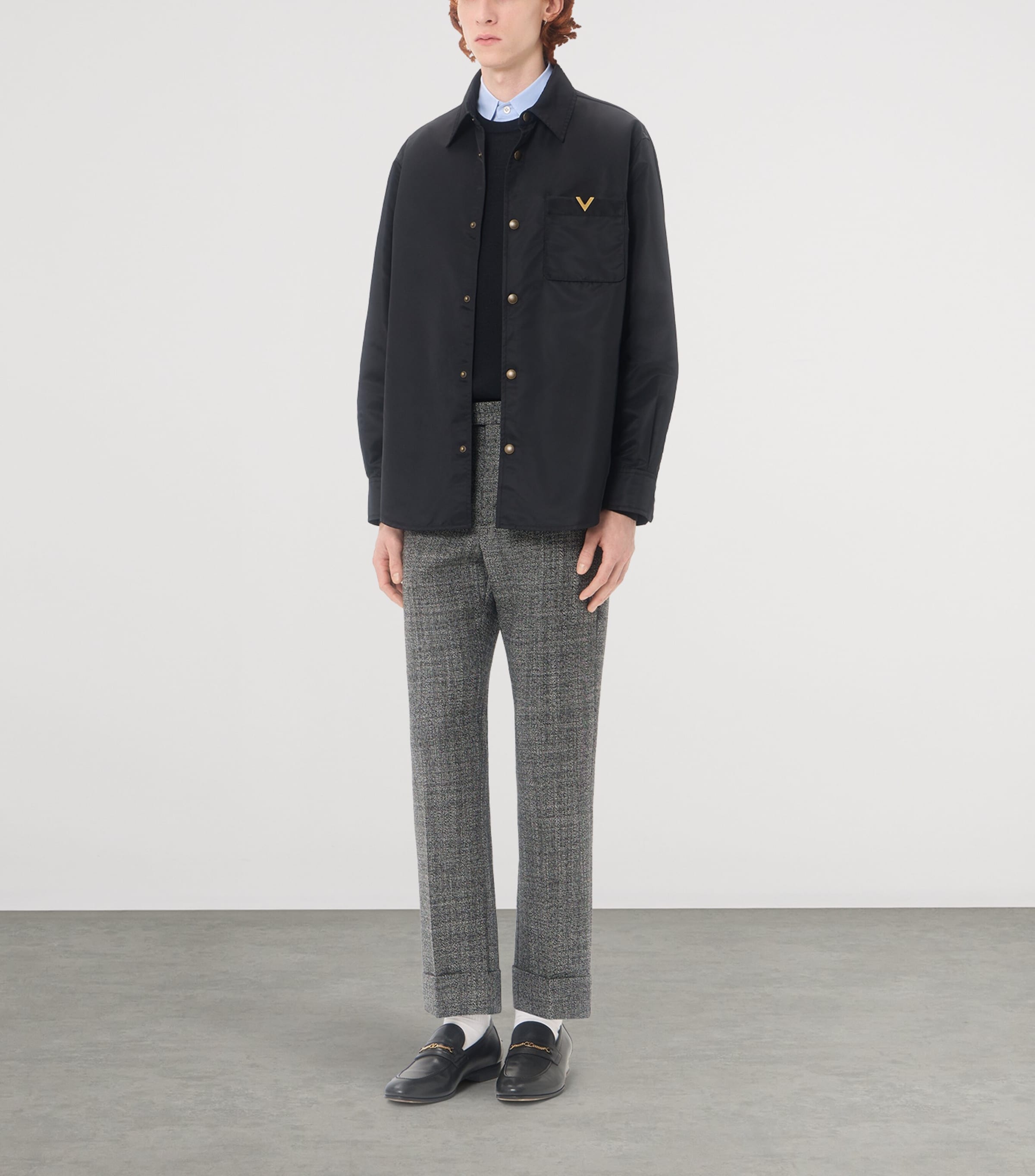 Valentino Garavani Mens Technical VGold Overshirt Image 5