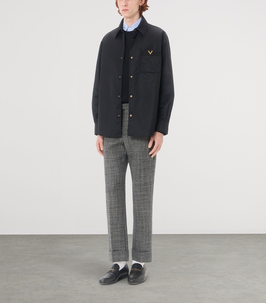 Valentino Garavani Mens Technical VGold Overshirt Image 5