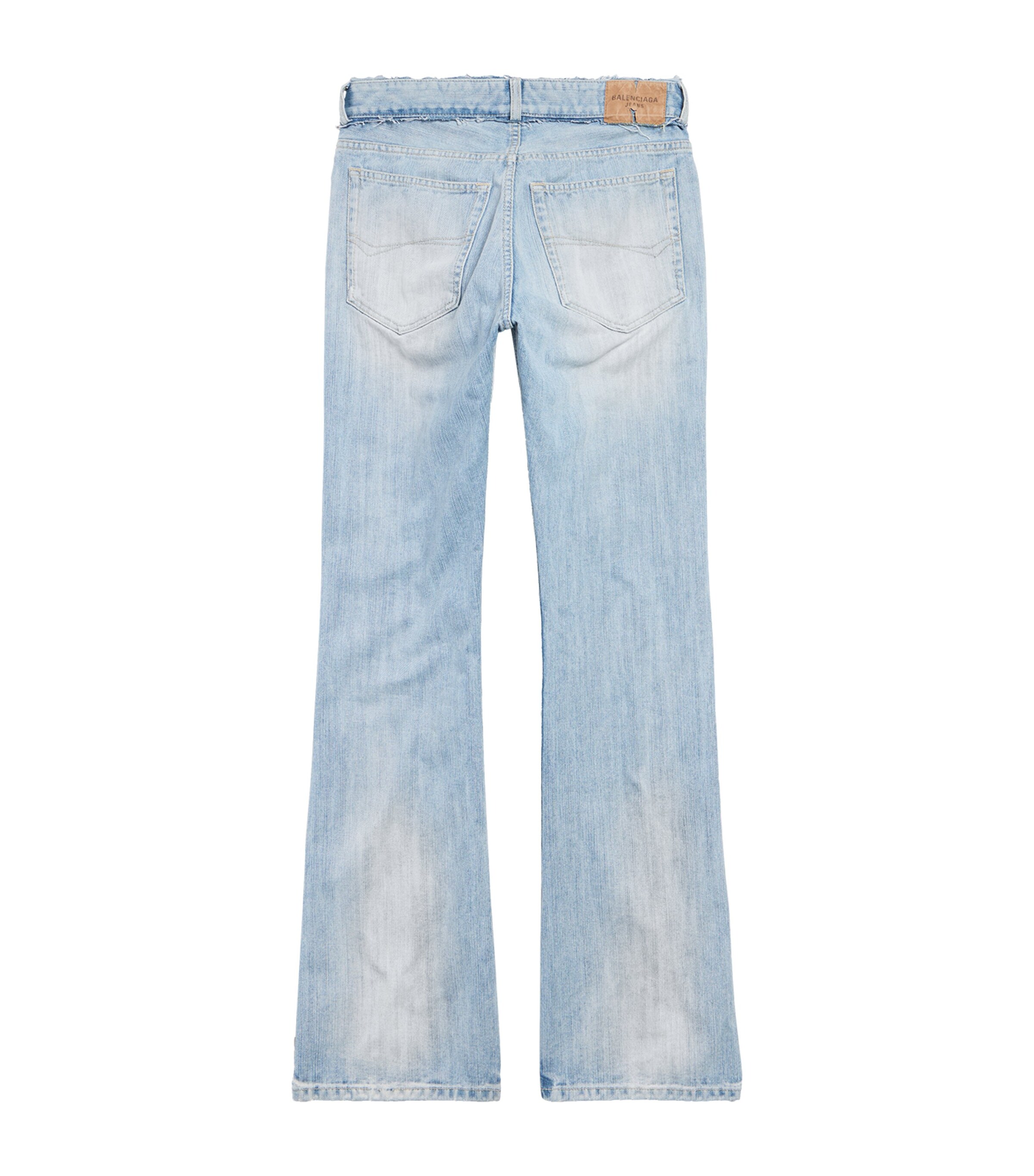 Distressed Low-Rise Straight Jeans 2540 Image 2