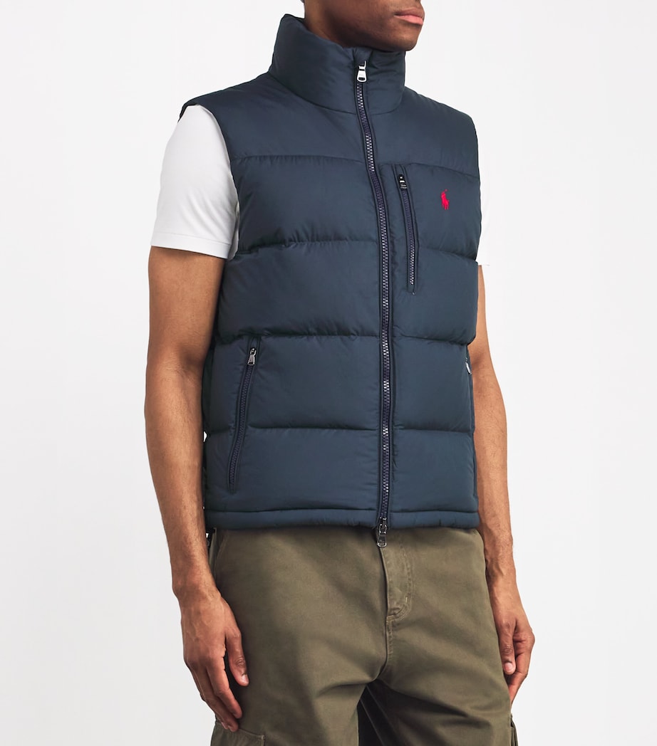 Down-Filled Gorham Gilet NAVY Image 3