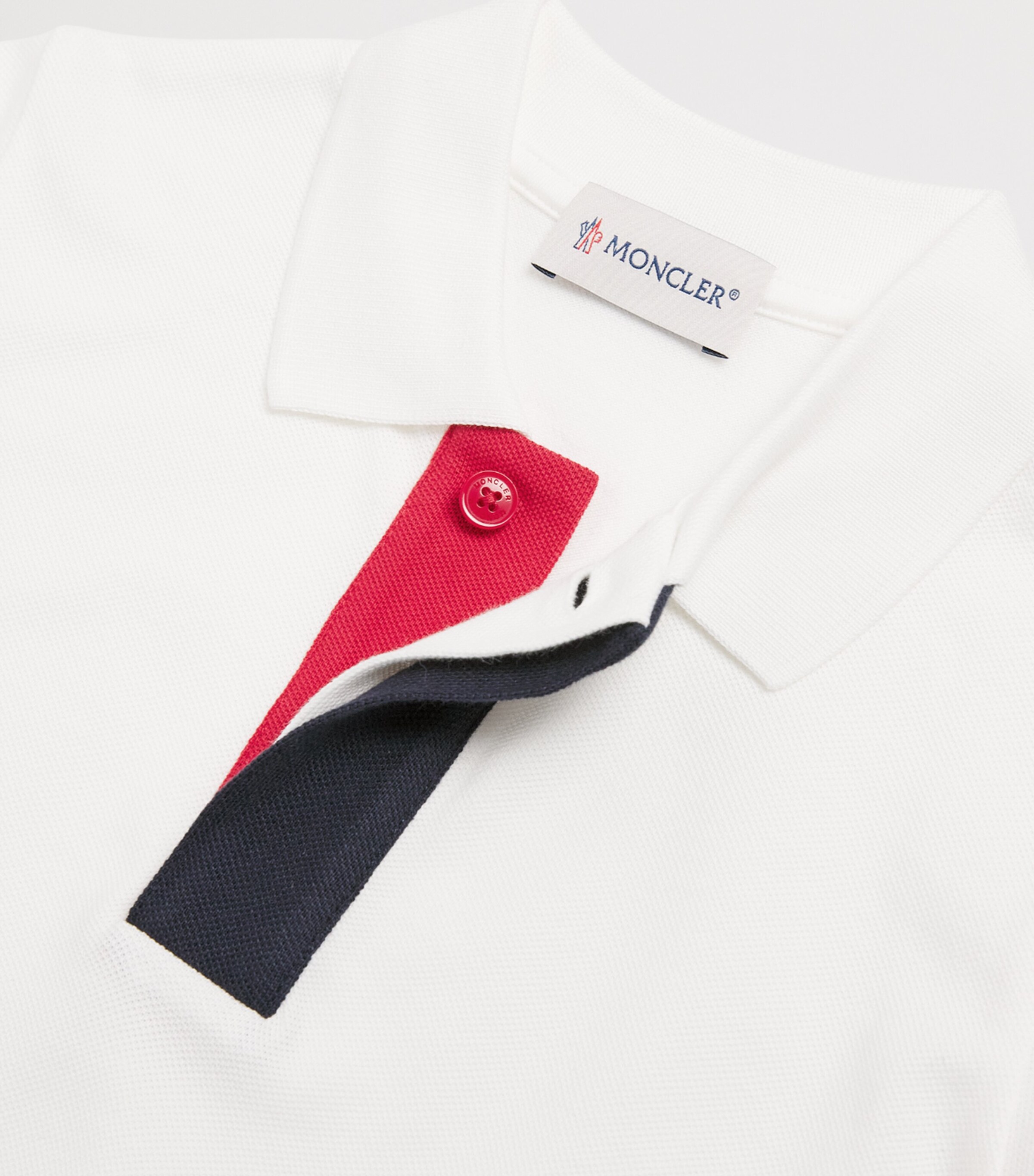 Moncler Enfant Cotton Piqué Polo Shirt (4-6 Years) Image 3