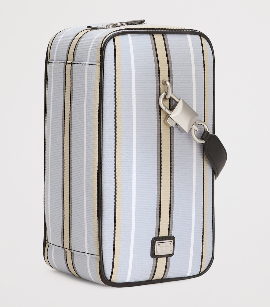Dolce&Gabbana Striped Lock Top-Handle Bag Multicolor Azz Image 3