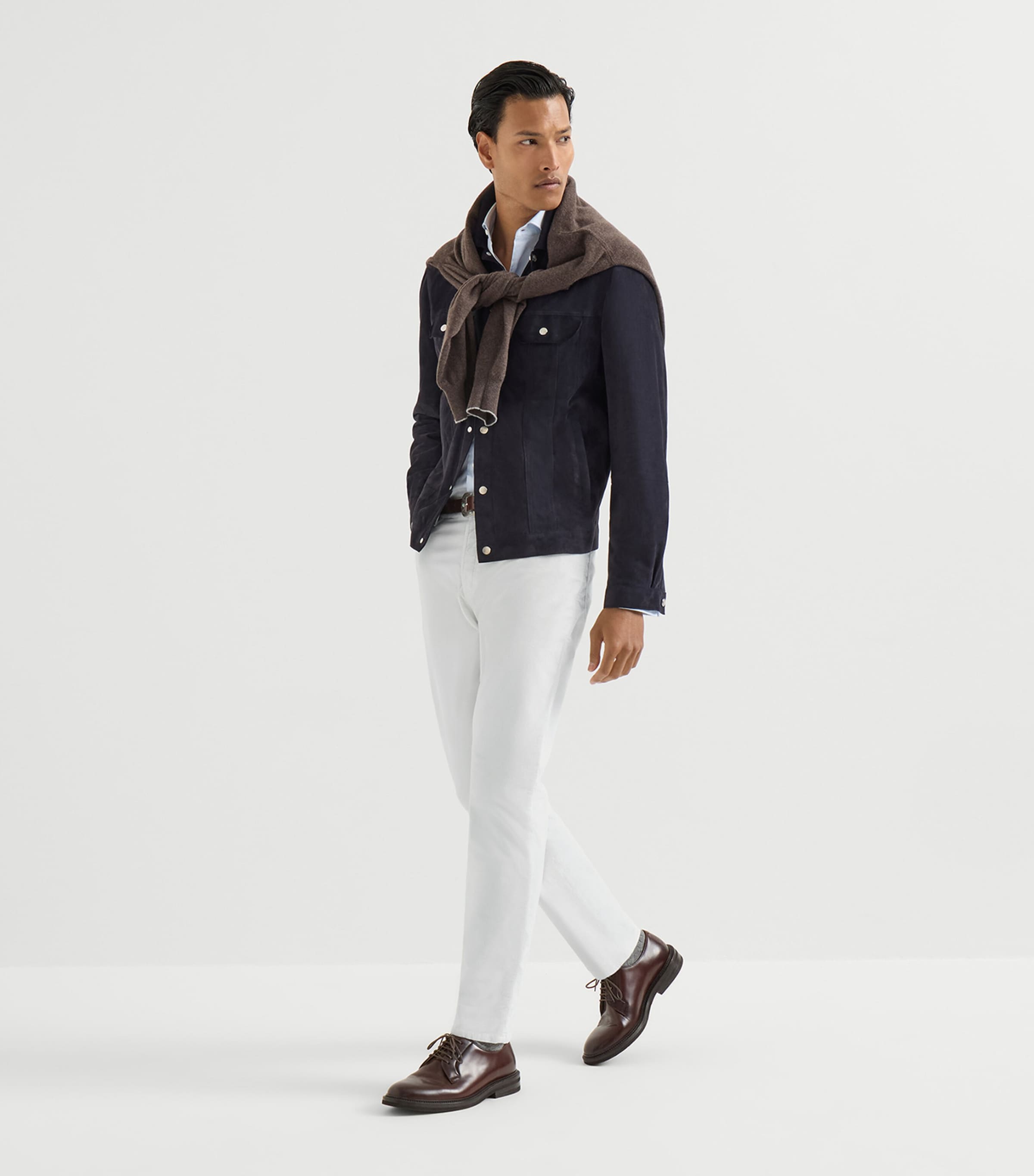Brunello Cucinelli Mens Comfort Denim Straight Jeans Image 3