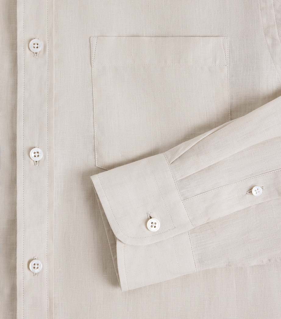 Dunhill Mens Linen Shirt Image 5