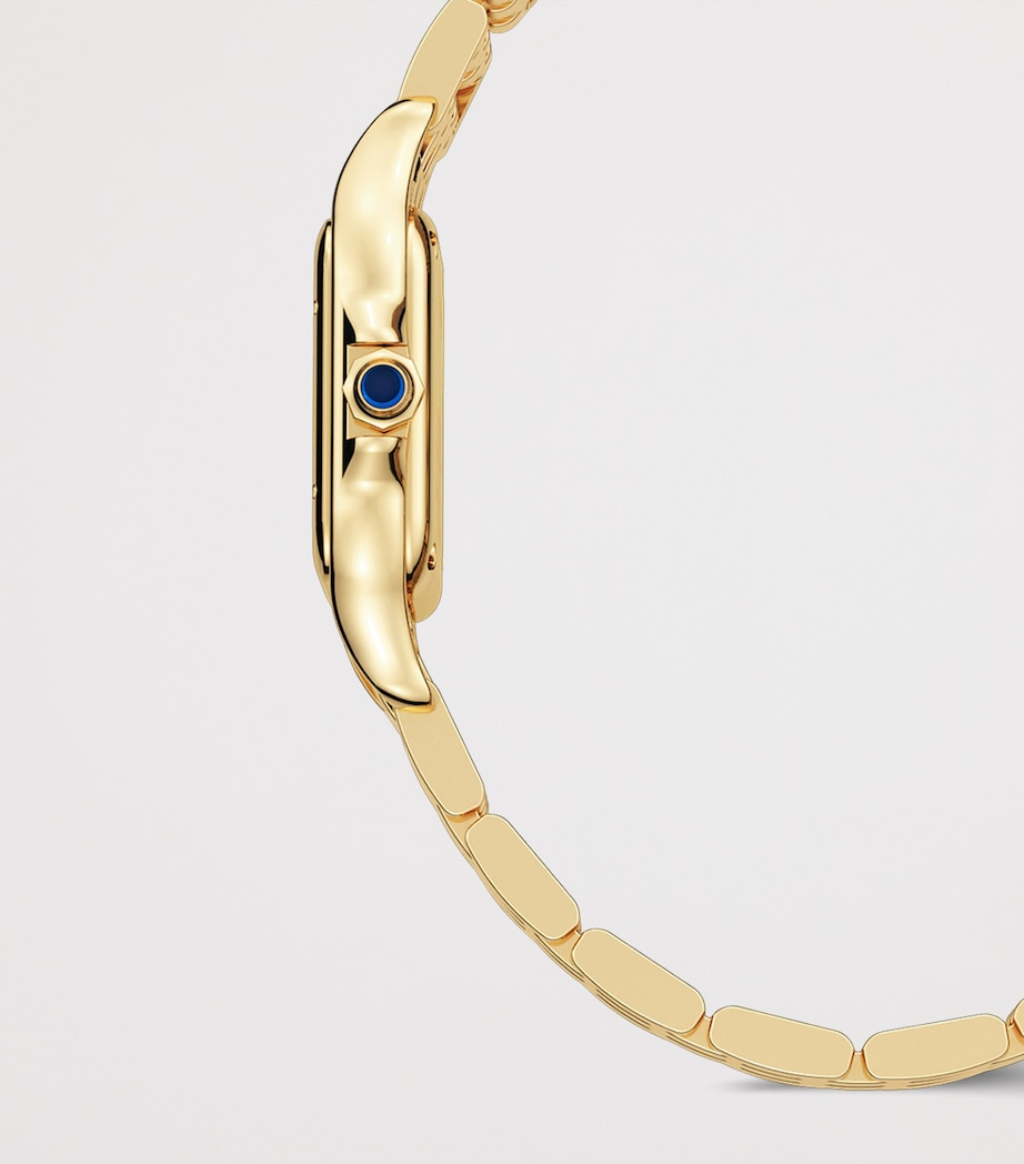 Small Yellow Gold Panthère de Cartier Watch 23mm SILVERED Image 5