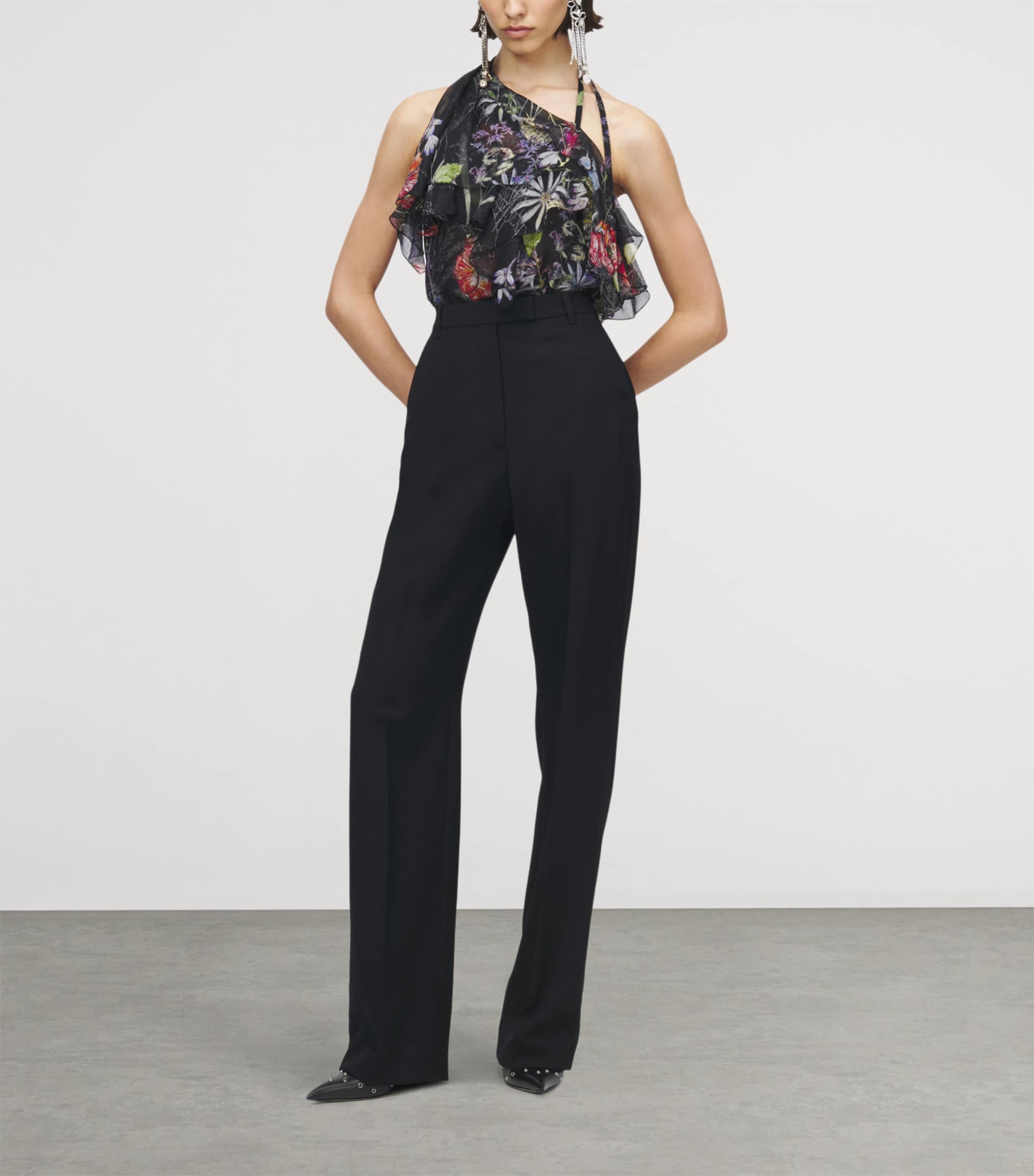 Wool High-Waisted Trousers 1000 Image 2