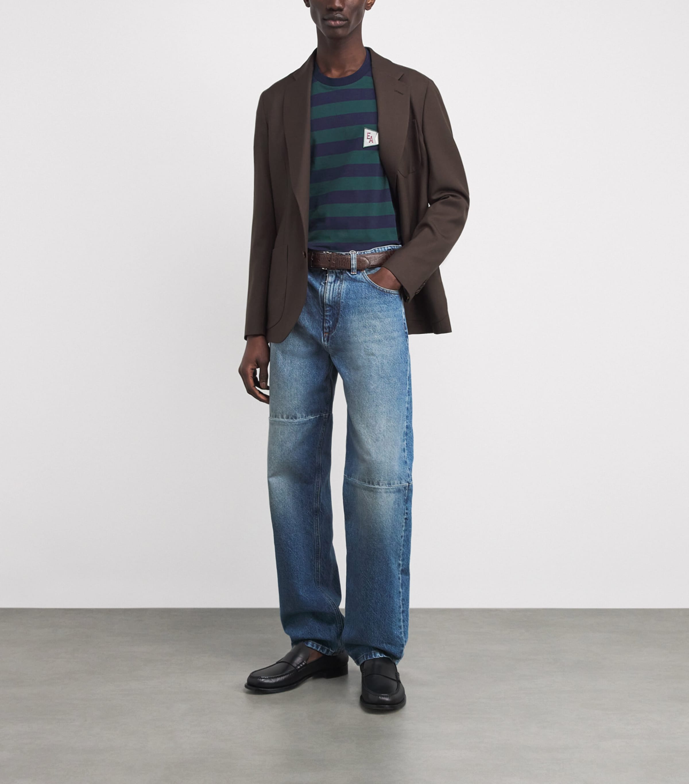 Cotton Stripe T-Shirt M7046 Image 2